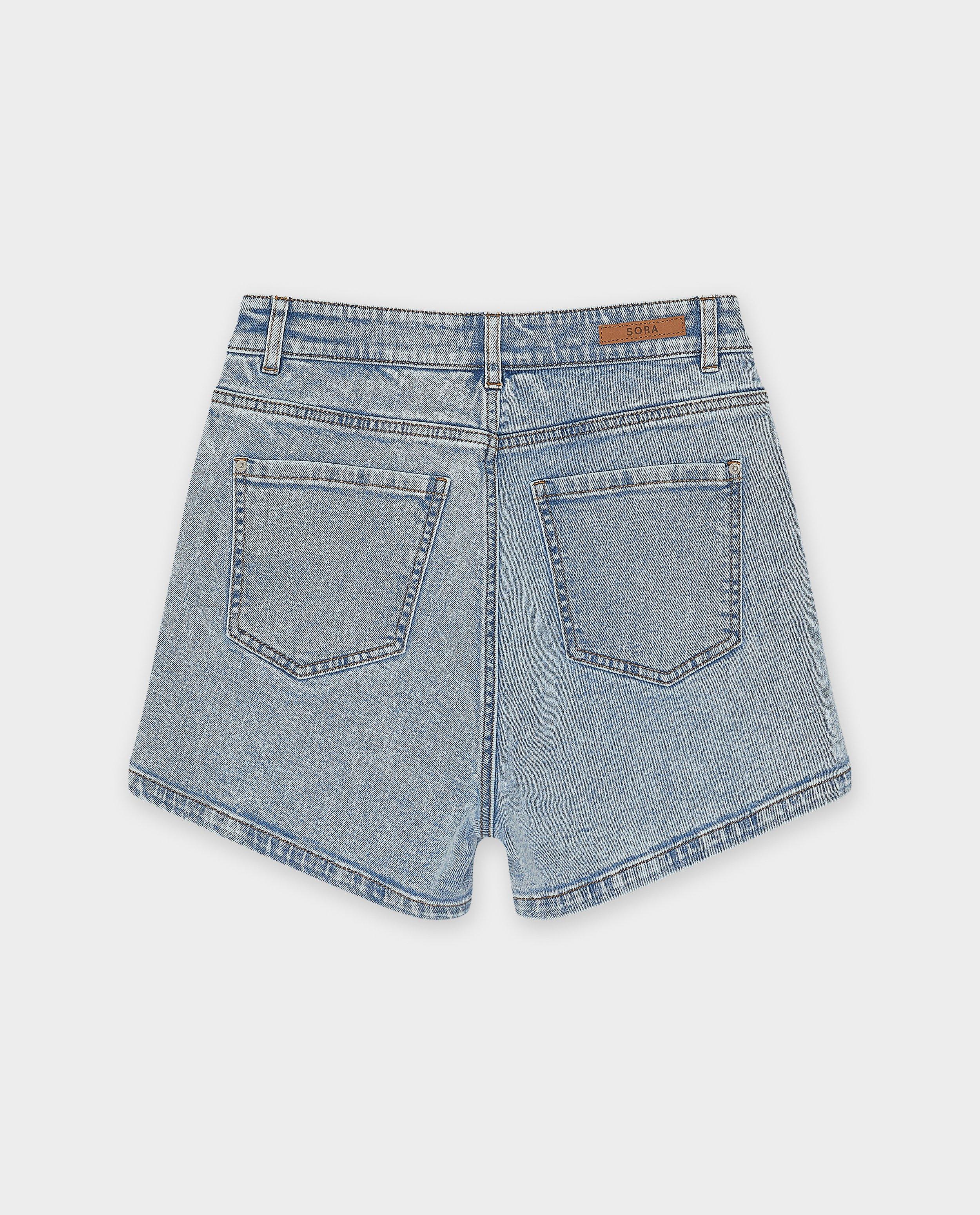 Shorten - Blauwe jeansskort