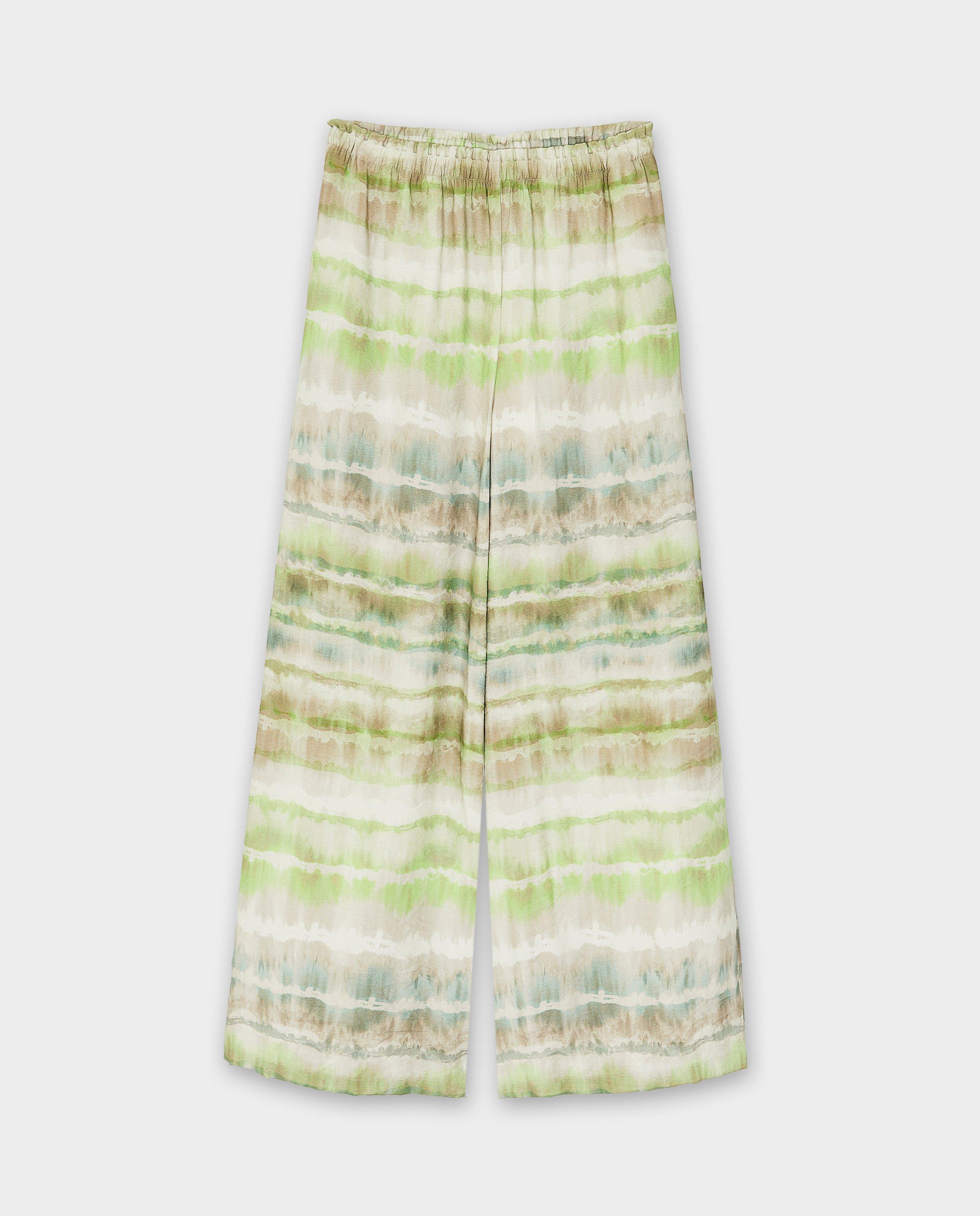 Broeken - Broek met tie dye-print