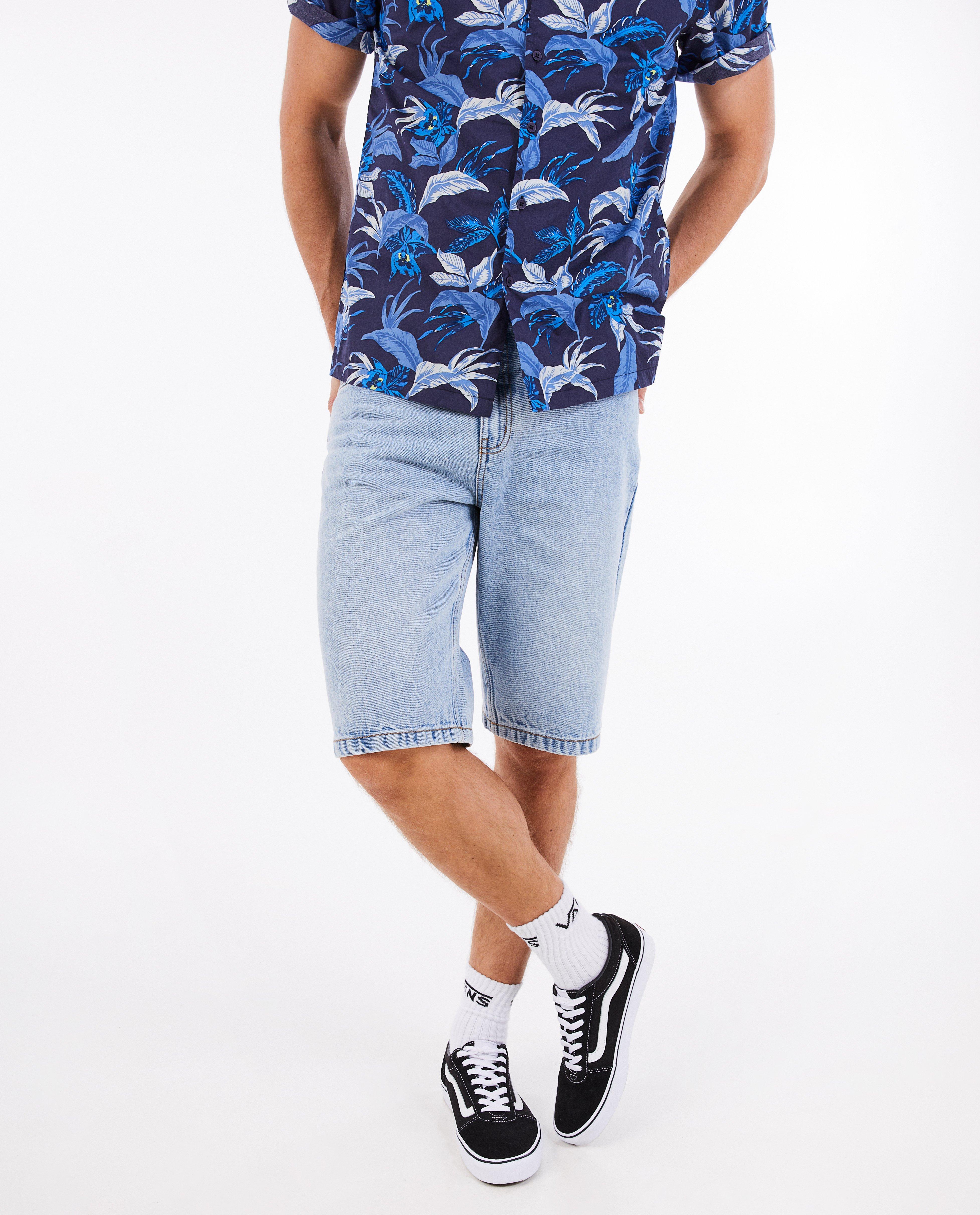 Shorten - Lichtblauwe jeansshort