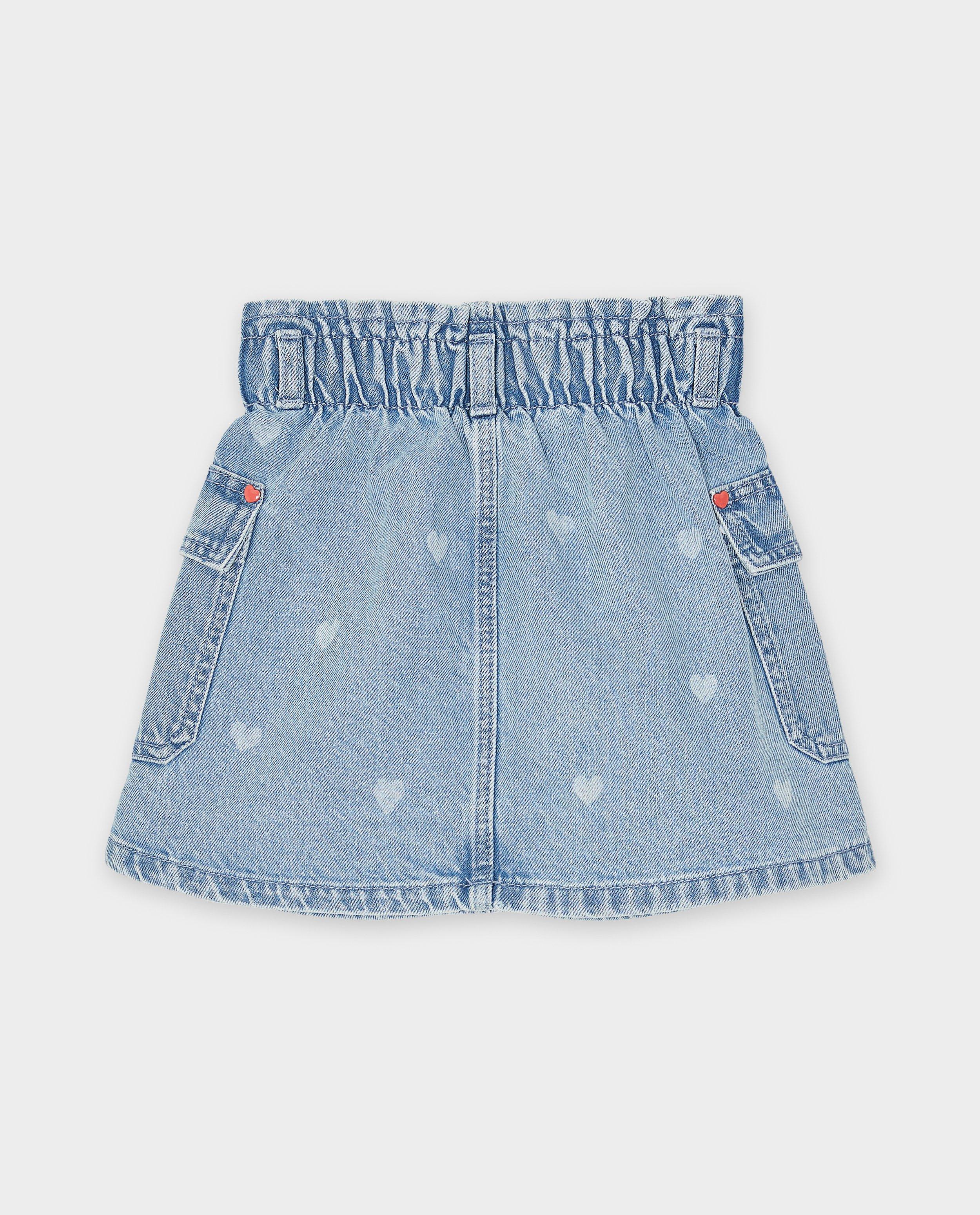 Rokken - Jeansrok met hartjes K3 De 3 Biggetjes