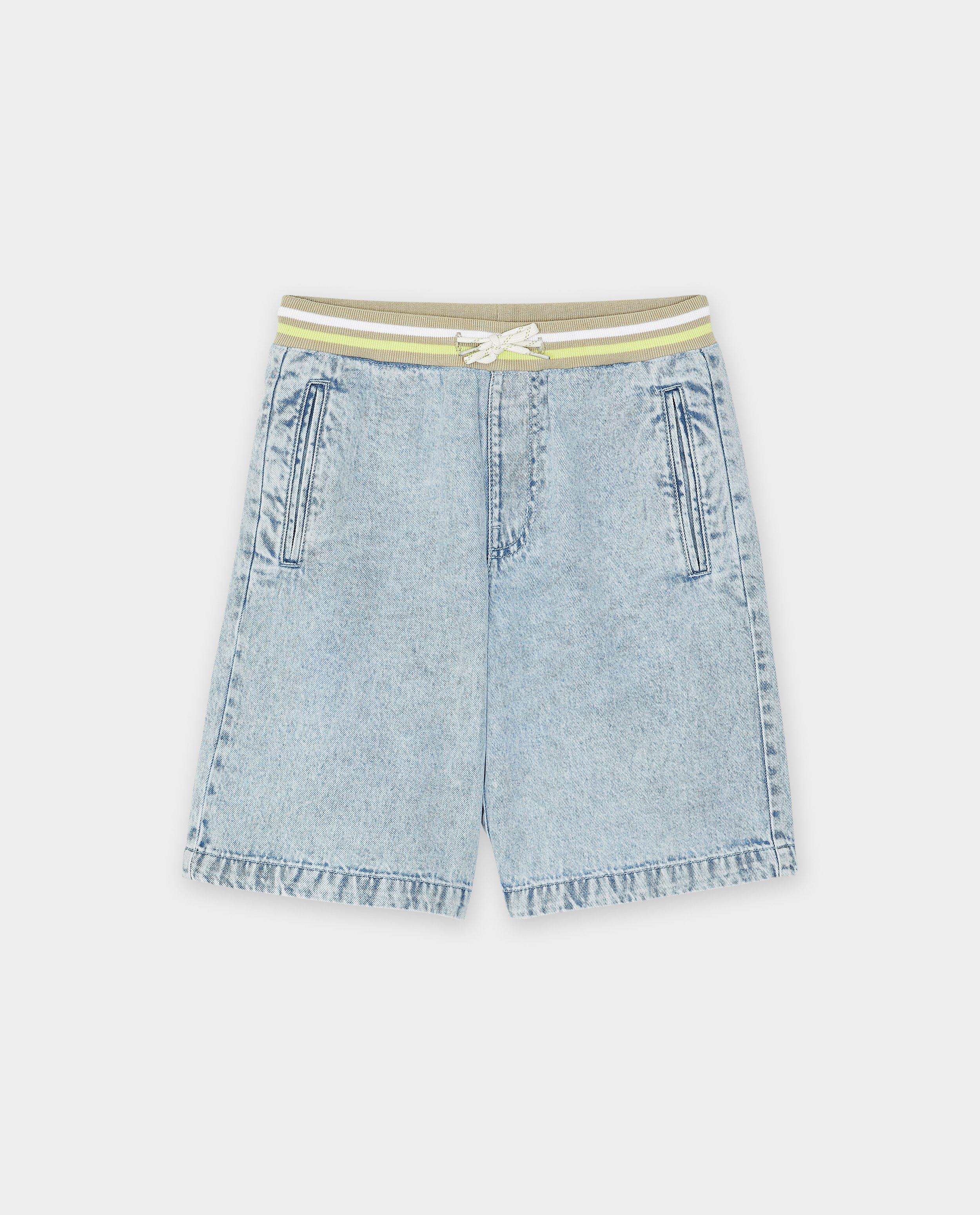 Shorten - Blauwe jeansshort, relaxed fit