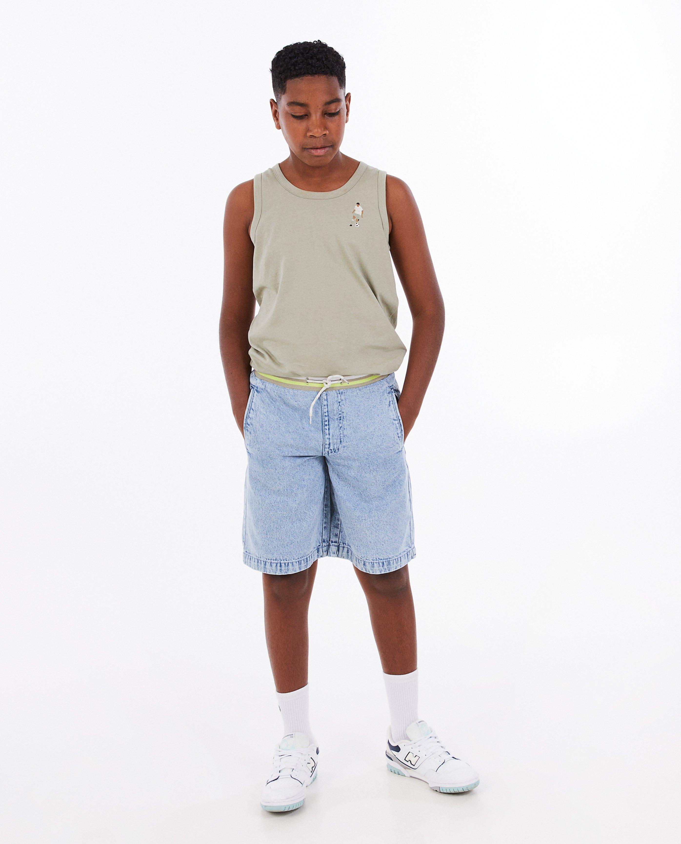 T-shirts - Top met voetballerprint