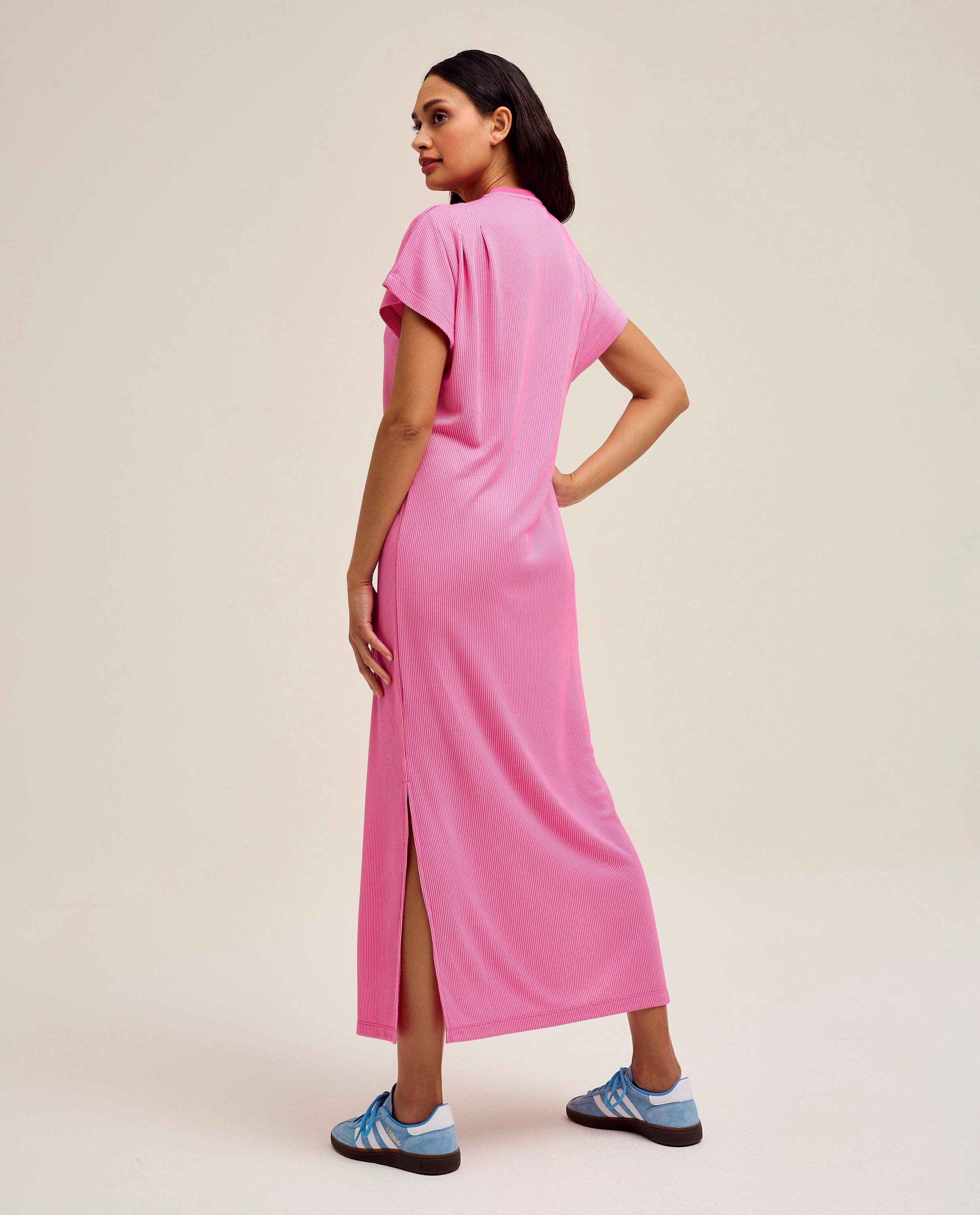 Kleedjes - Roze jurk met strepen