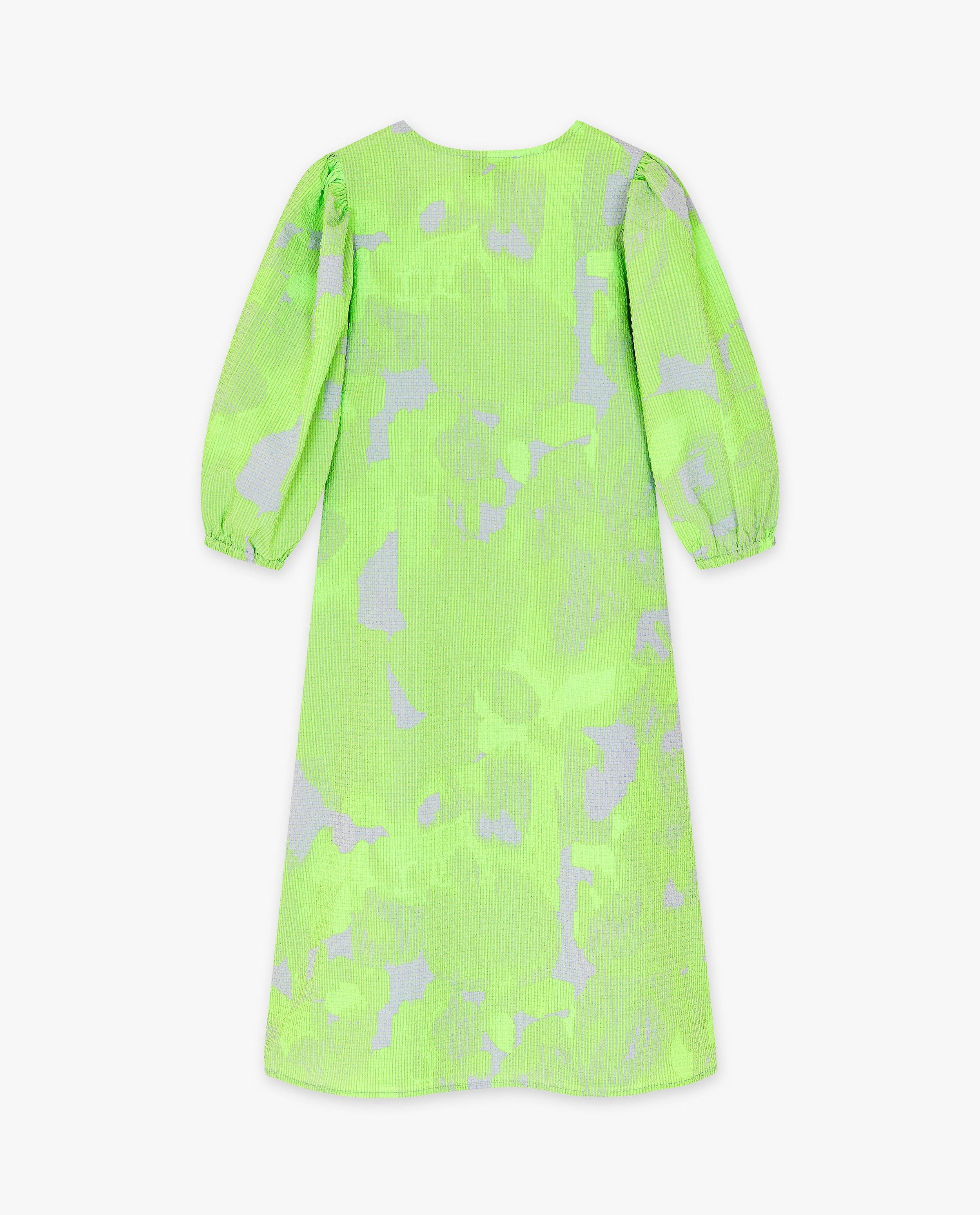 Jurk met bloemenprint - Product Detail - felgroen - afbeelding nummer 5