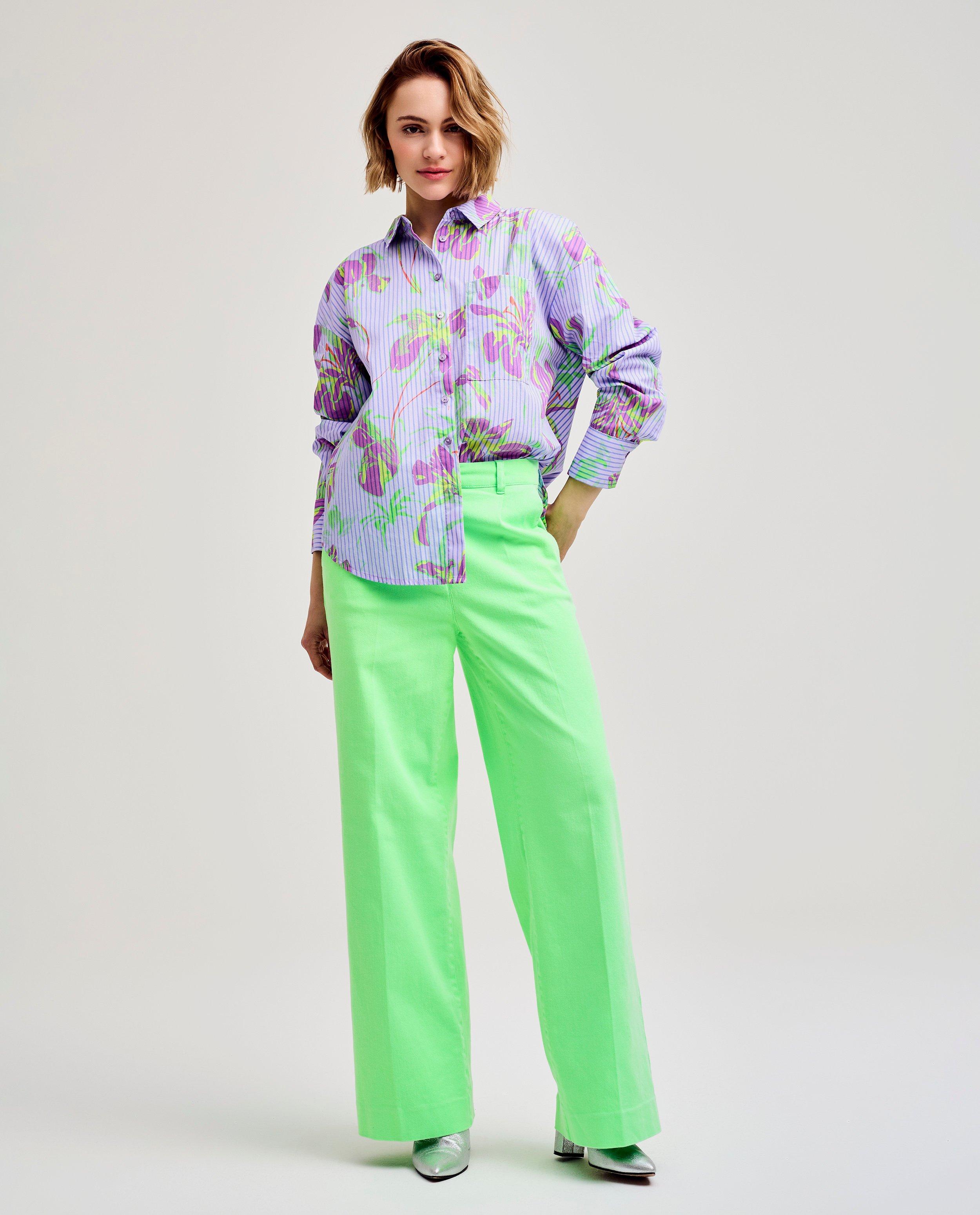 Chemises - Chemisier mauve fleuri