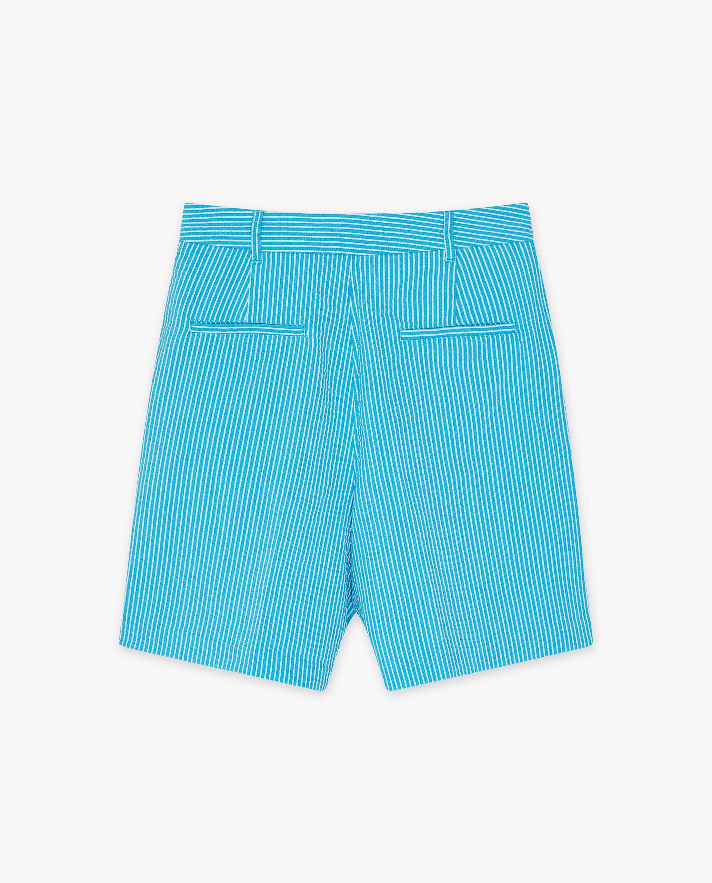 Short &agrave; rayures - D&eacute;tails du produit - bleu - image num&eacute;ro 5