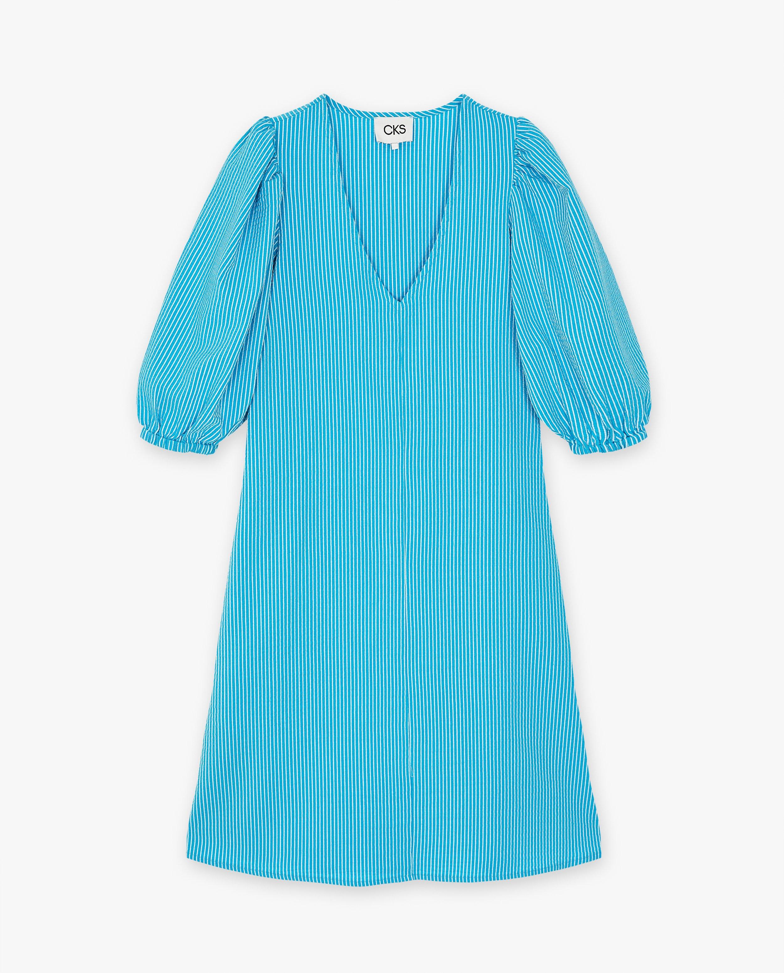 Robes - Robe à fines rayures