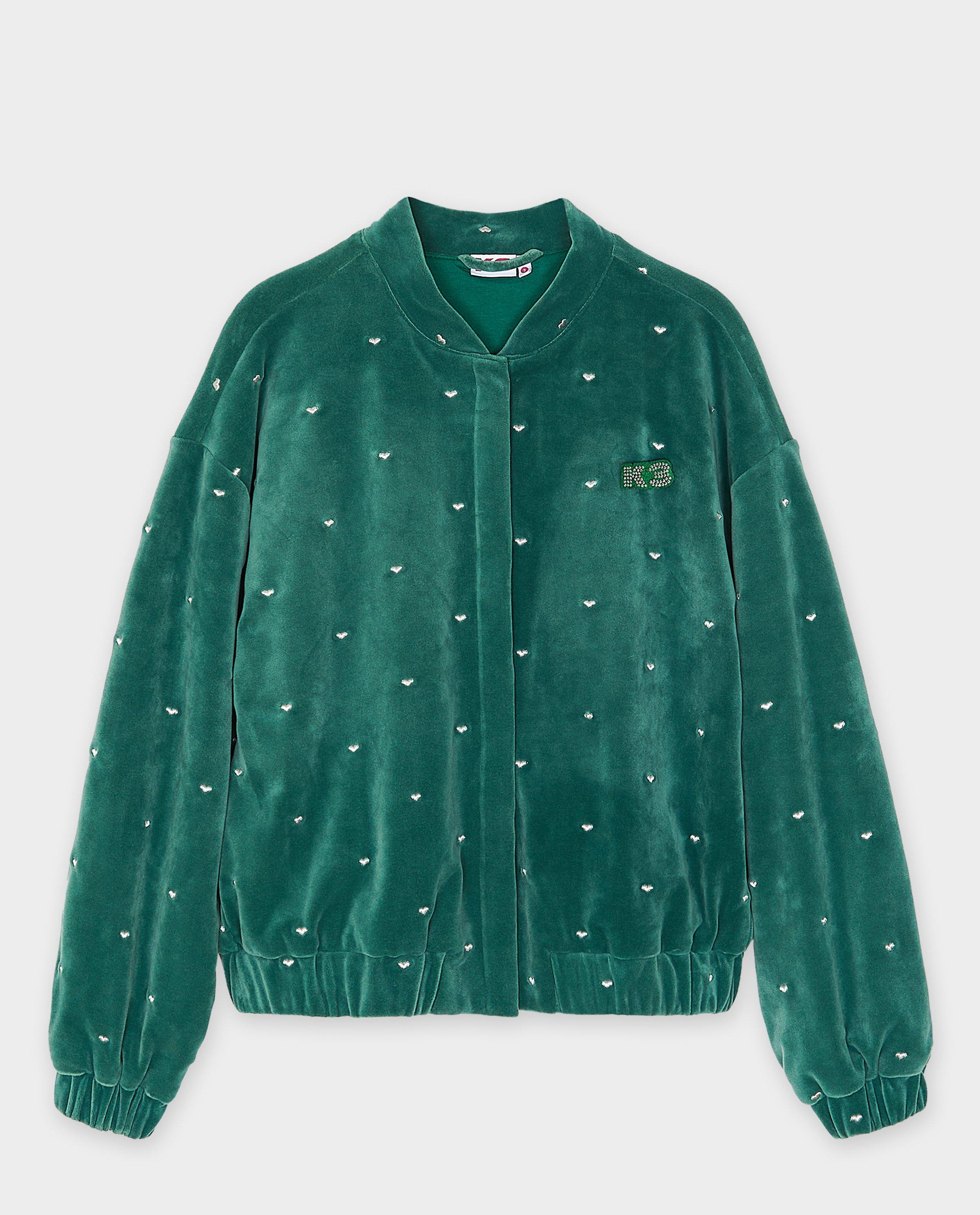 Cardigans - Bomber en velours, XS-XL