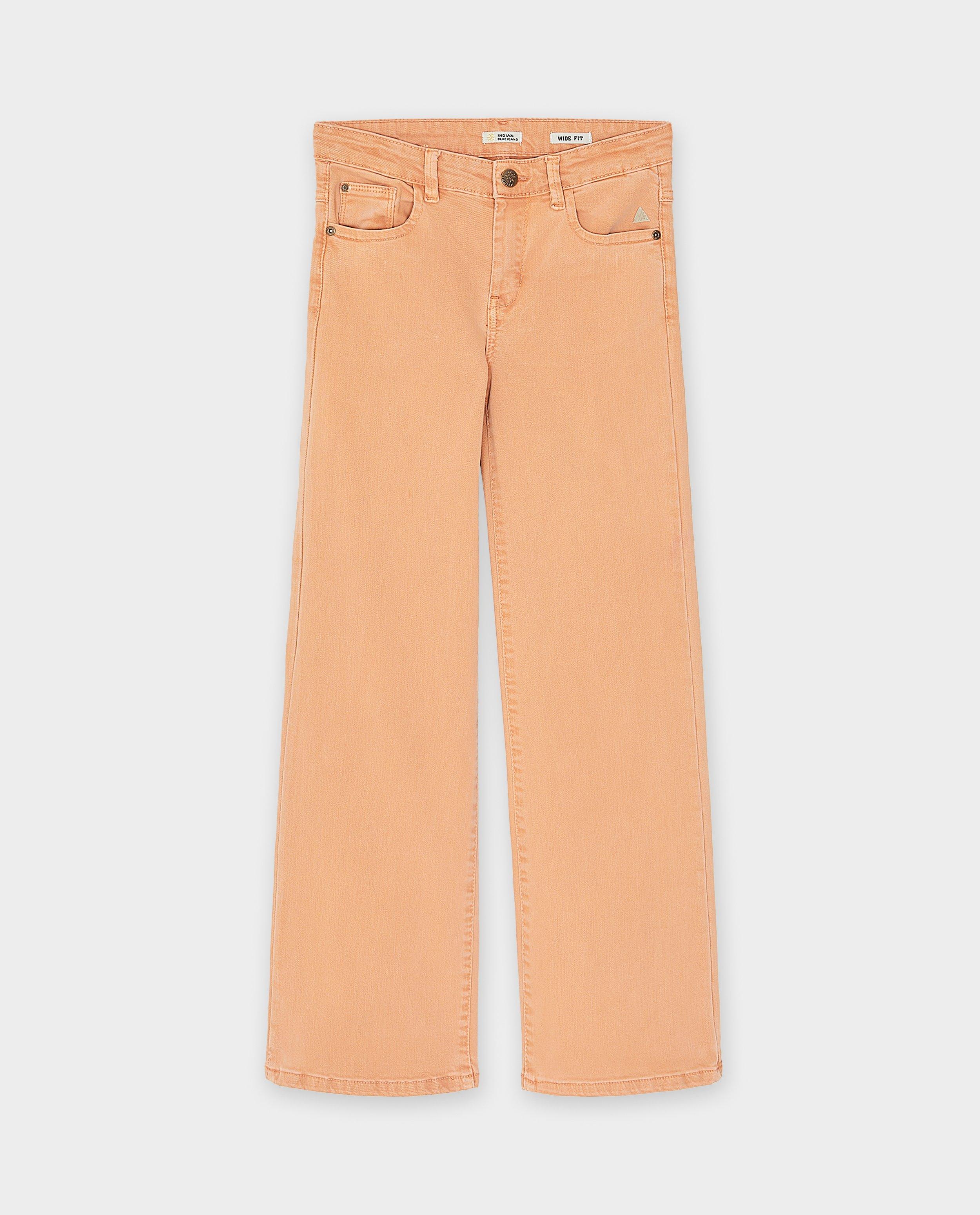 Roze broek, wide fit - null - Indian Blue Jeans