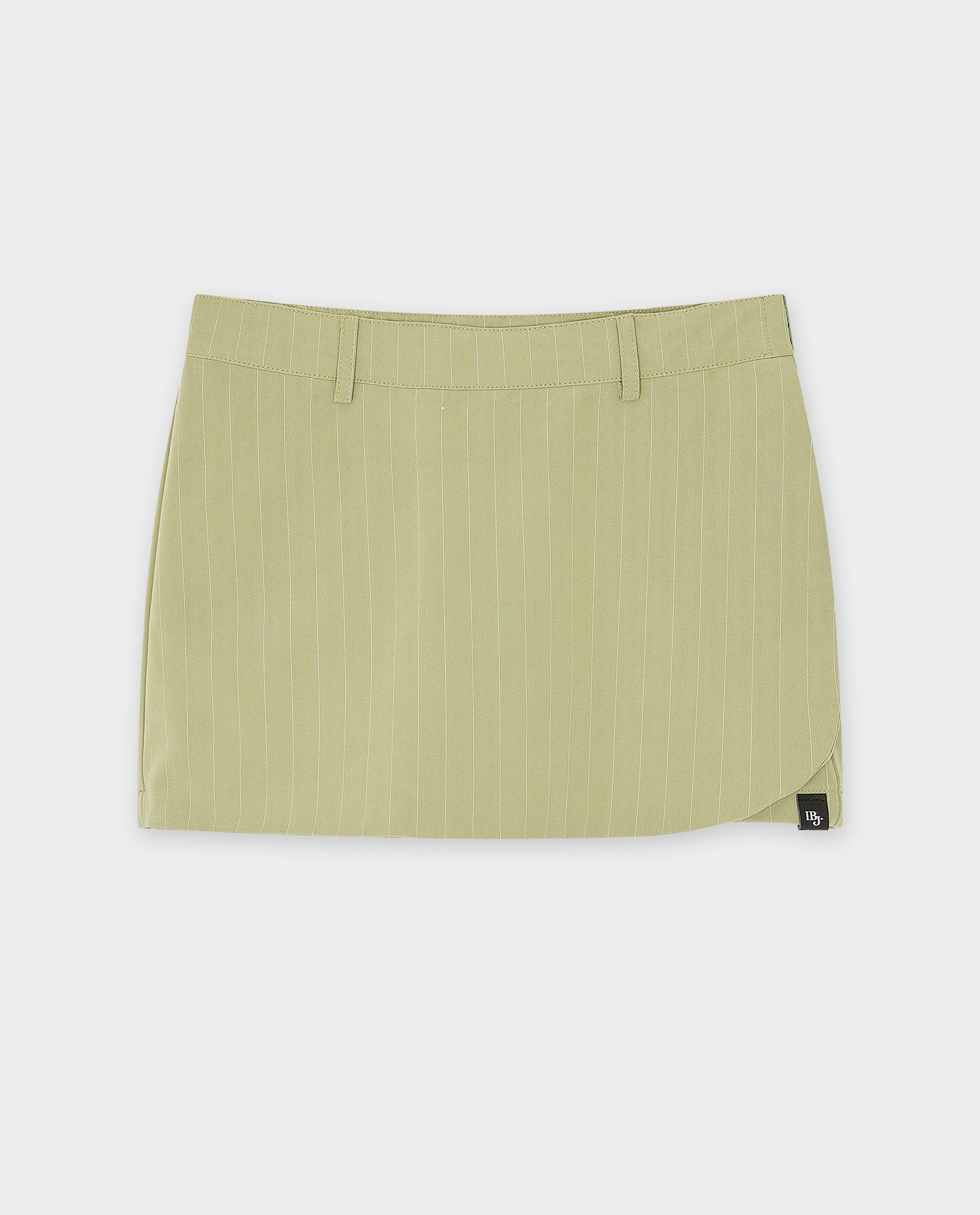 Rokken - Groene skort met krijtstreep
