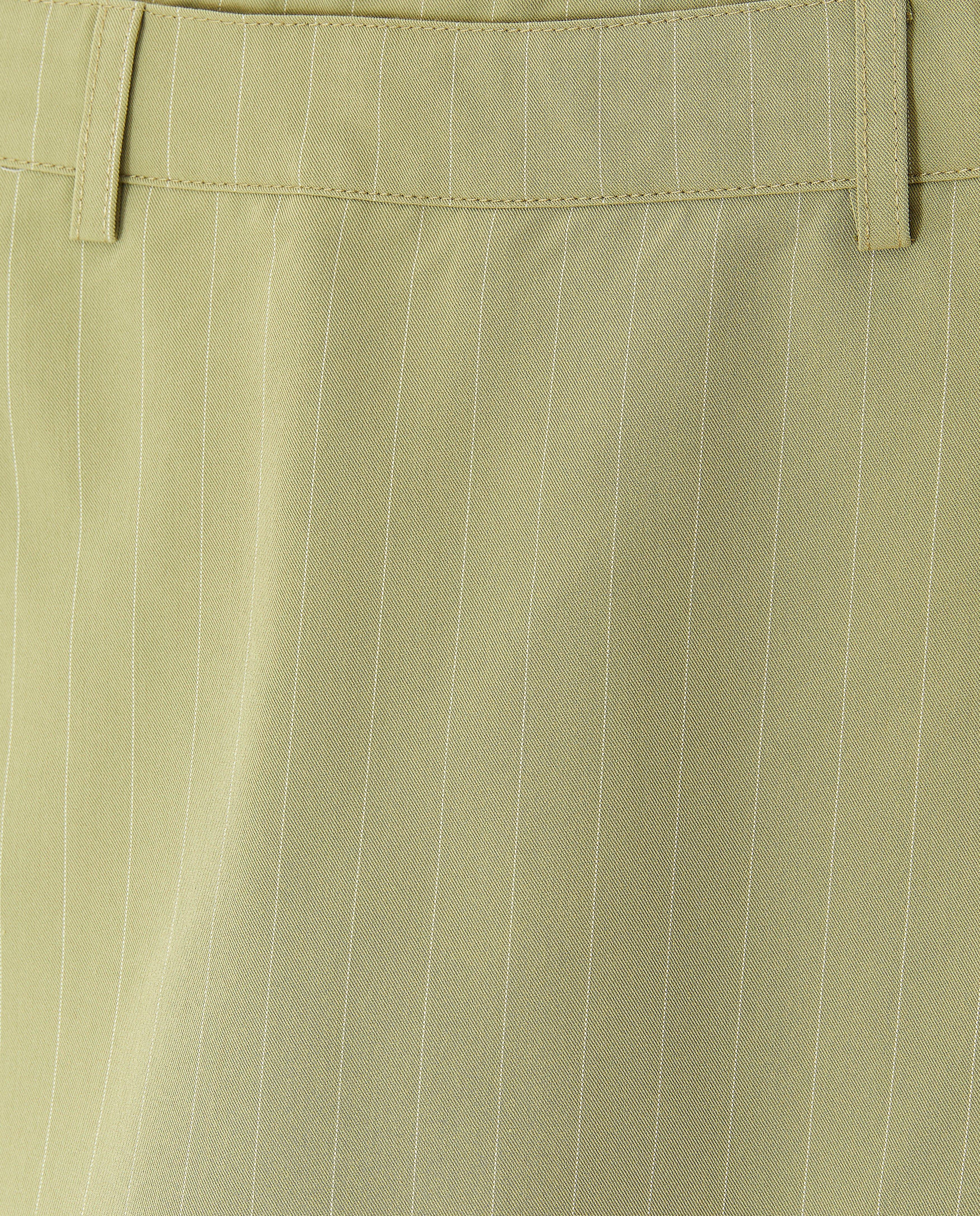 Rokken - Groene skort met krijtstreep