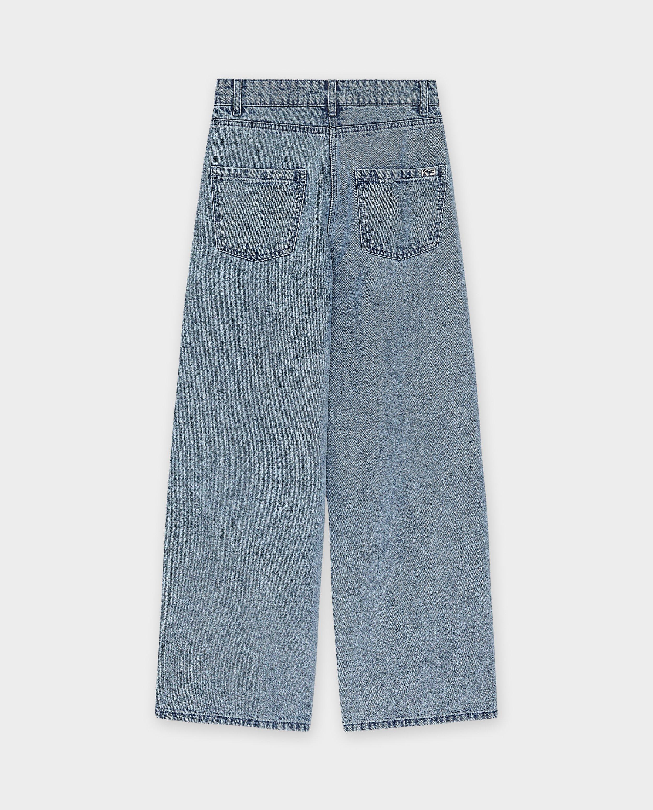 Jeans met metallic hartjes, straight fit, XS-XL - Product Detail - blauw - afbeelding nummer 4