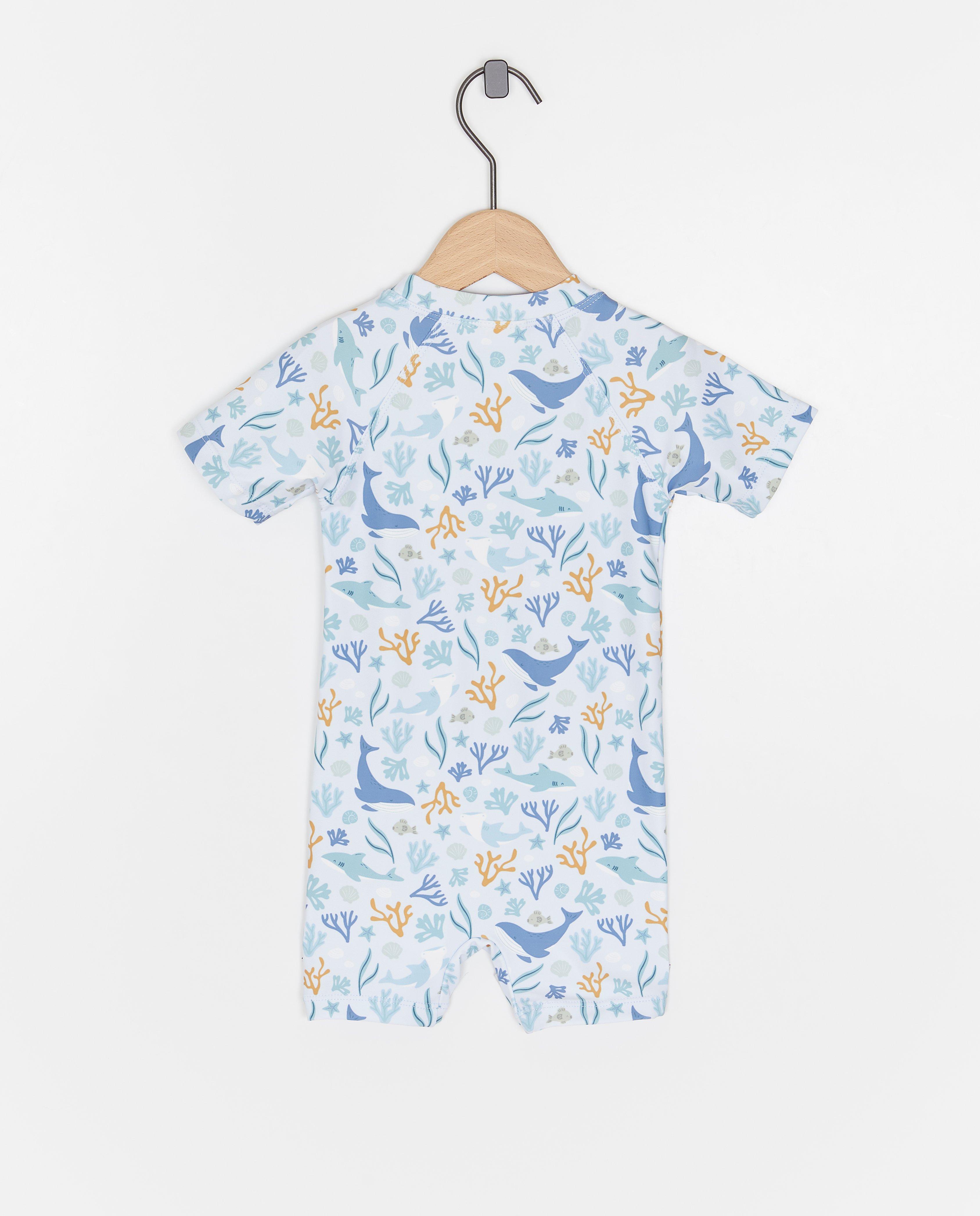 Zwemkleding - Zwempak met zeedierenprint, UPF 50+