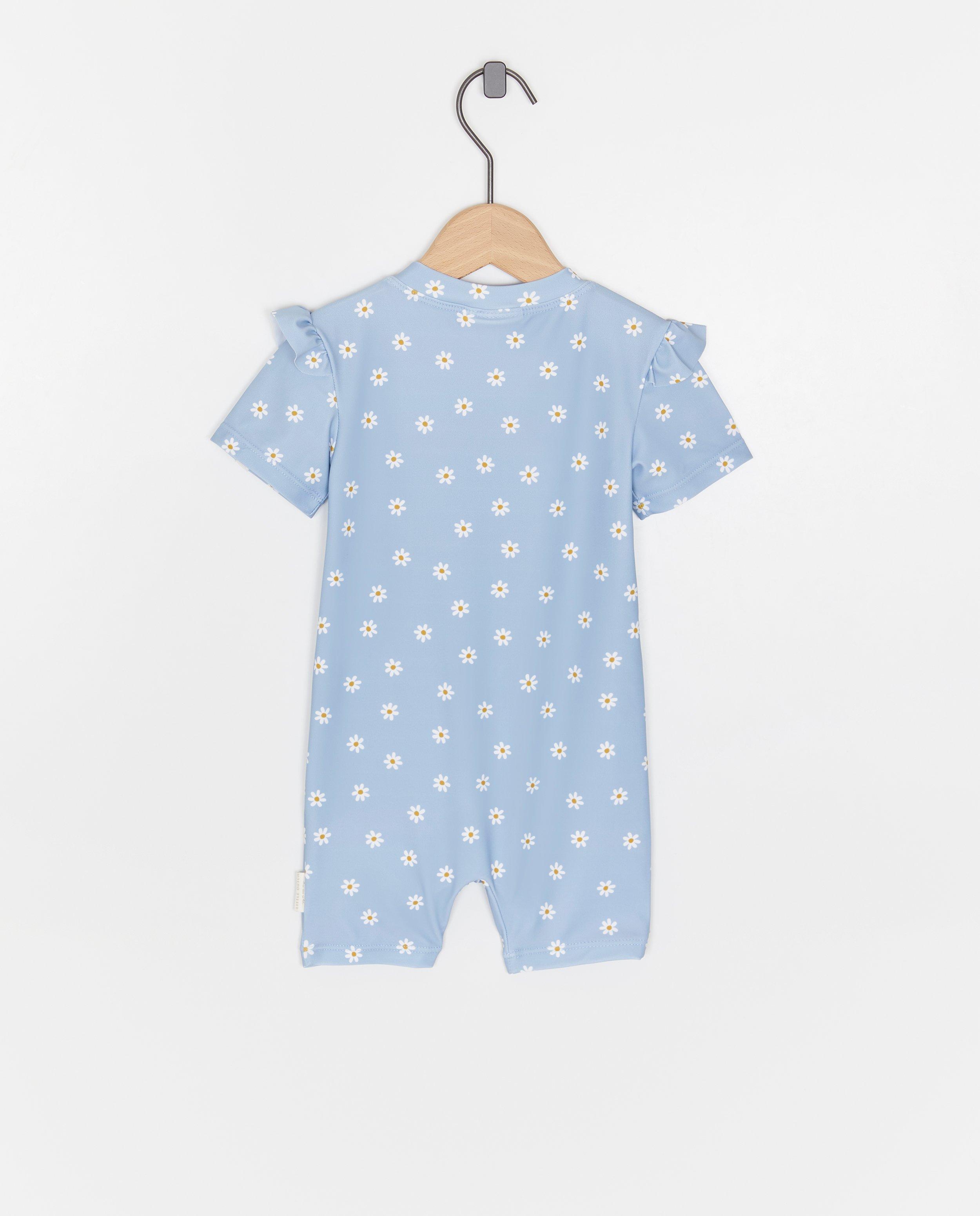 Zwemkleding - Zwempak met bloemenprint, UPF 50+