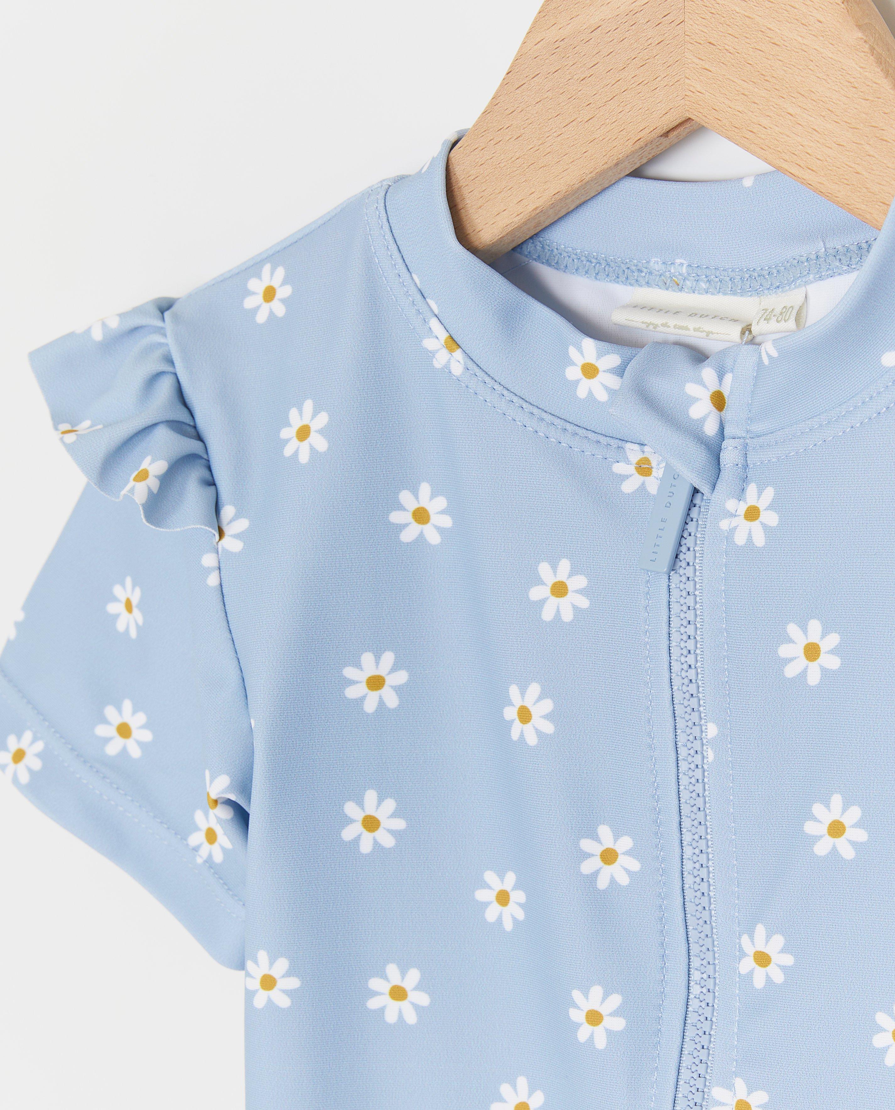 Zwemkleding - Zwempak met bloemenprint, UPF 50+