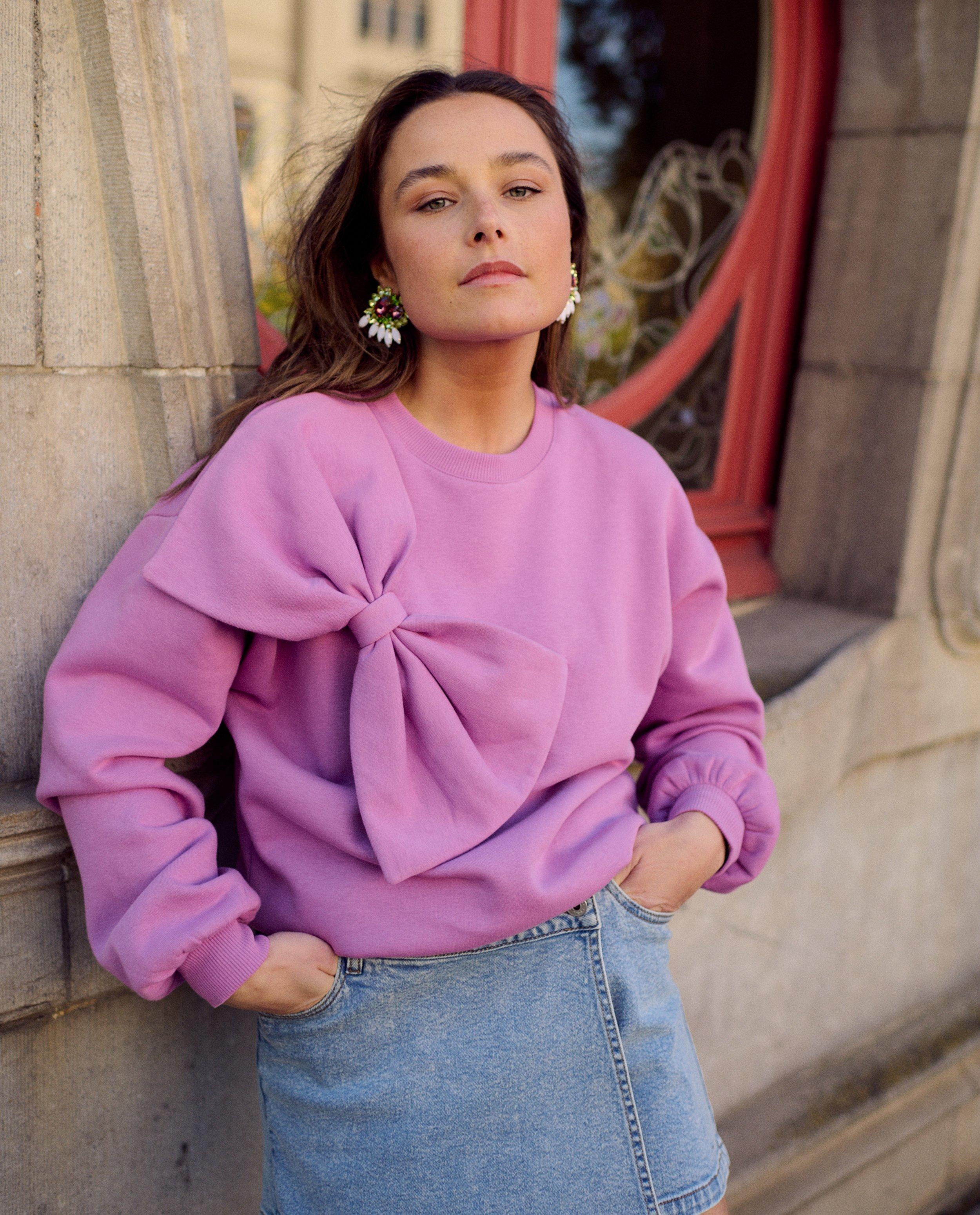 Sweat rose avec un nœud - null - Sora
