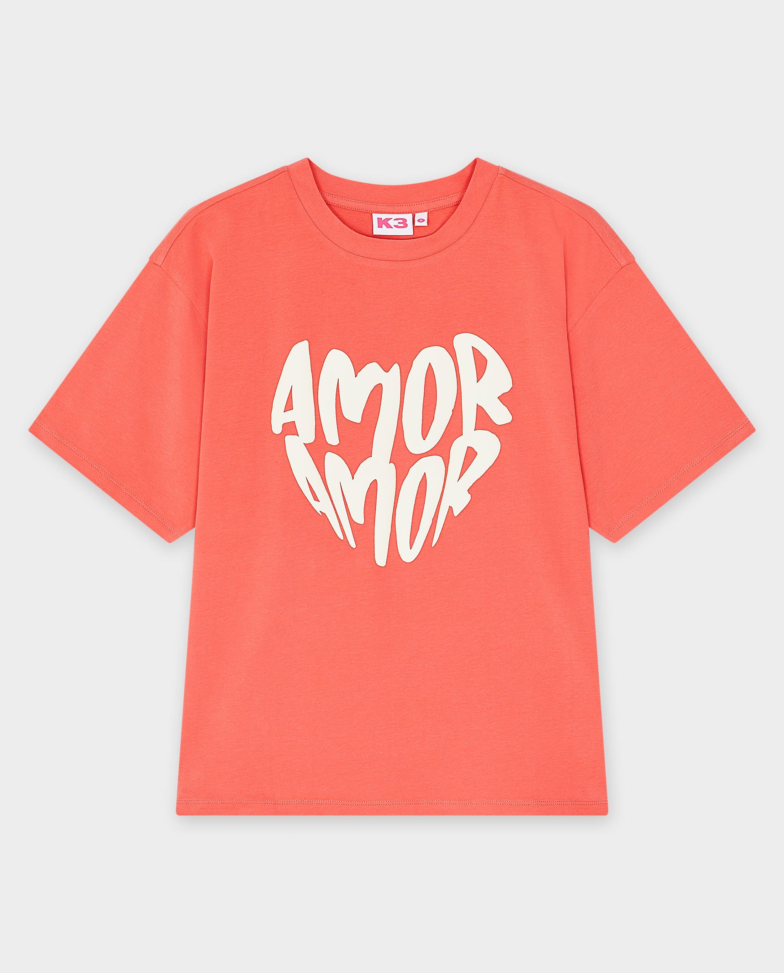 T-shirt Amor K3, Les 3&nbsp;petits cochons, taille XS-XL - D&eacute;tails du produit - rose - image num&eacute;ro 1