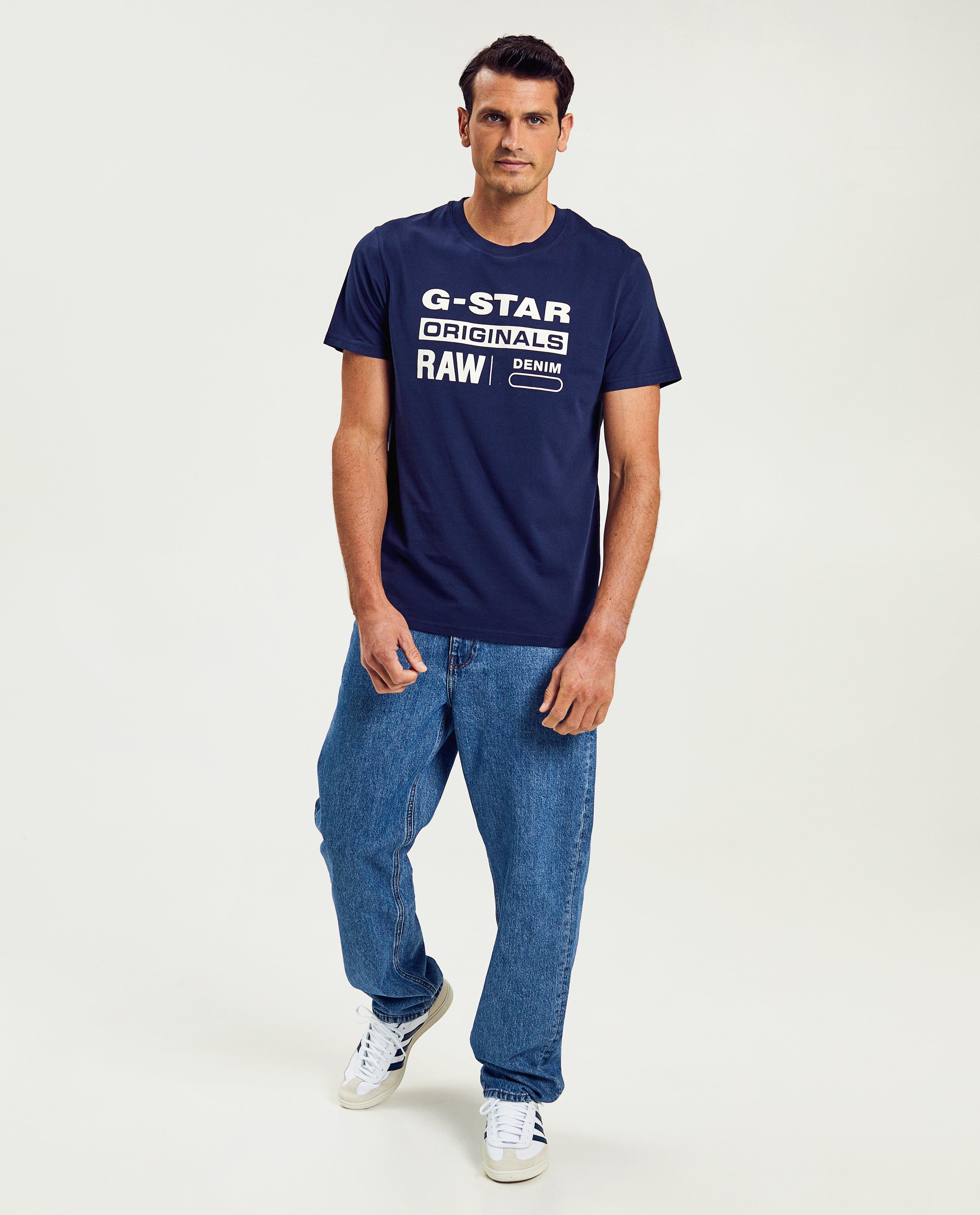 T-shirts - T-shirt met opschrift, heren