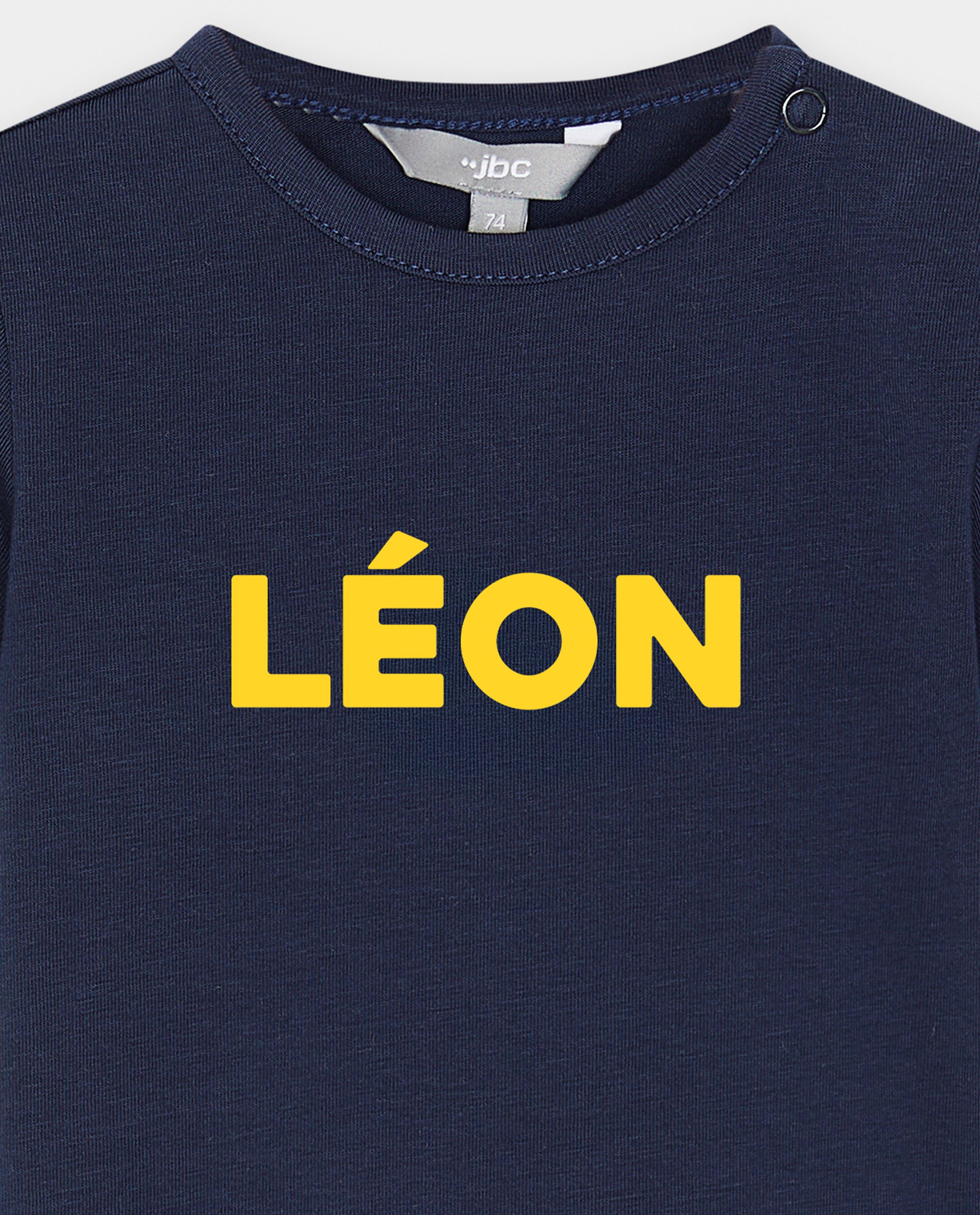 T-shirt personnalisable, b&eacute;b&eacute;s - D&eacute;tails du produit - bleu fonc&eacute; - image num&eacute;ro 2