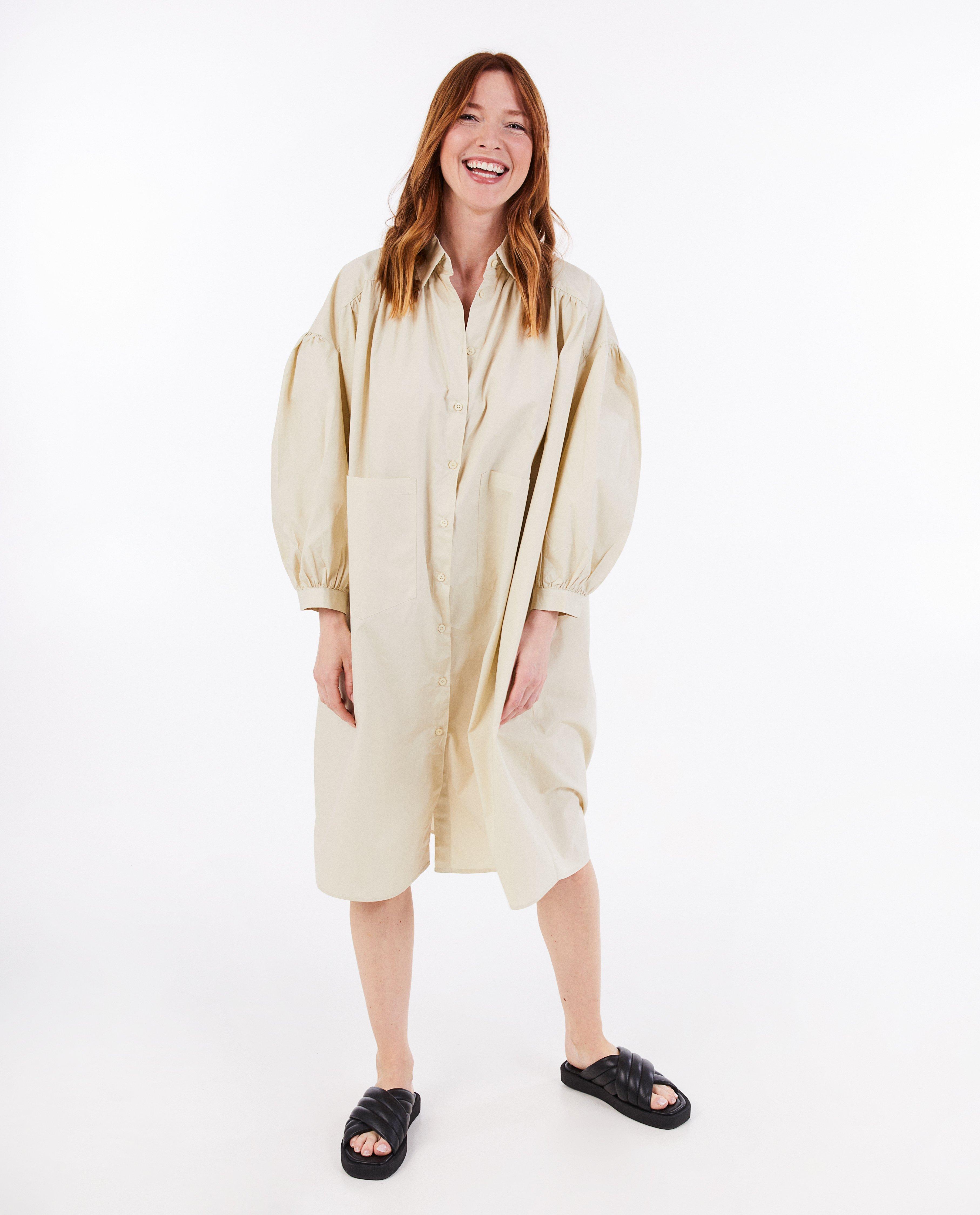 Kleedjes - Beige jurk