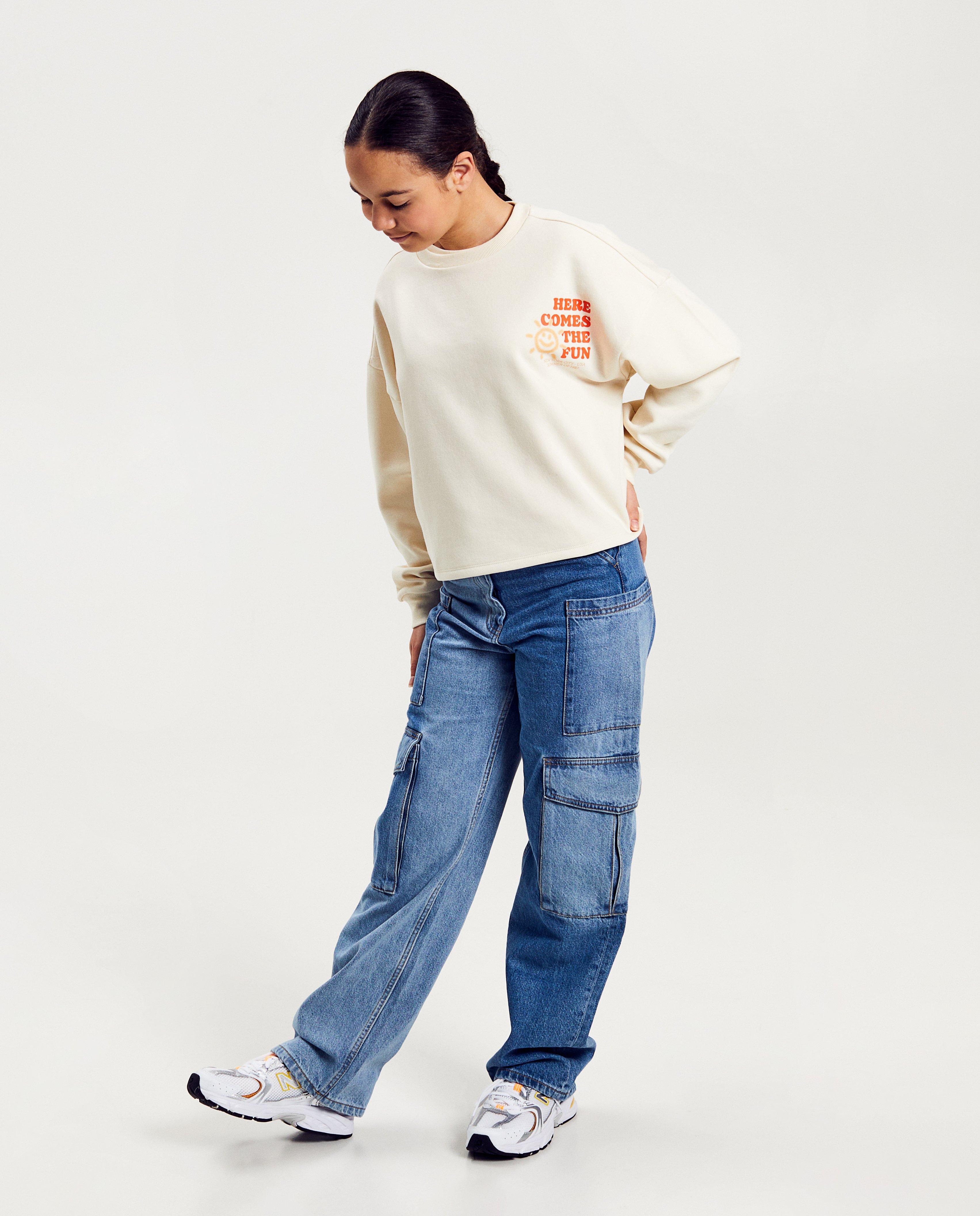 Sweaters - Sweater met opschrift