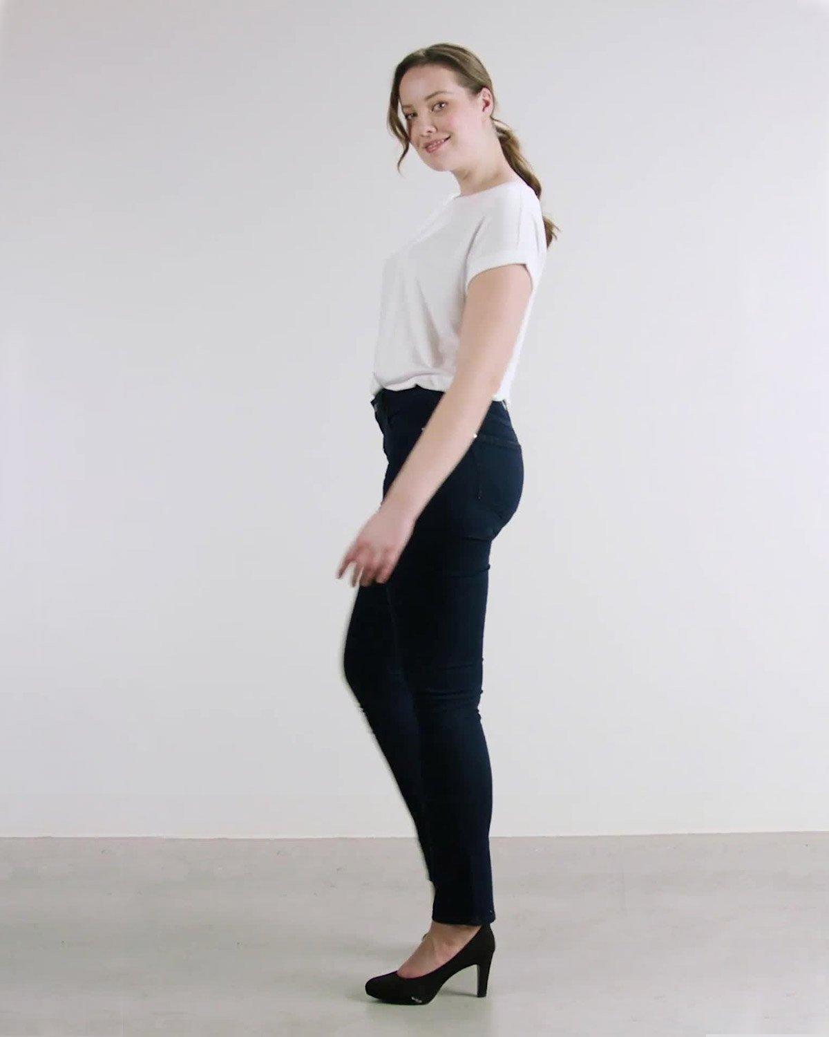 Jean slim bleu fonc&eacute; Sora - Vid&eacute;o - bleu fonc&eacute; - thumbnail num&eacute;ro 2