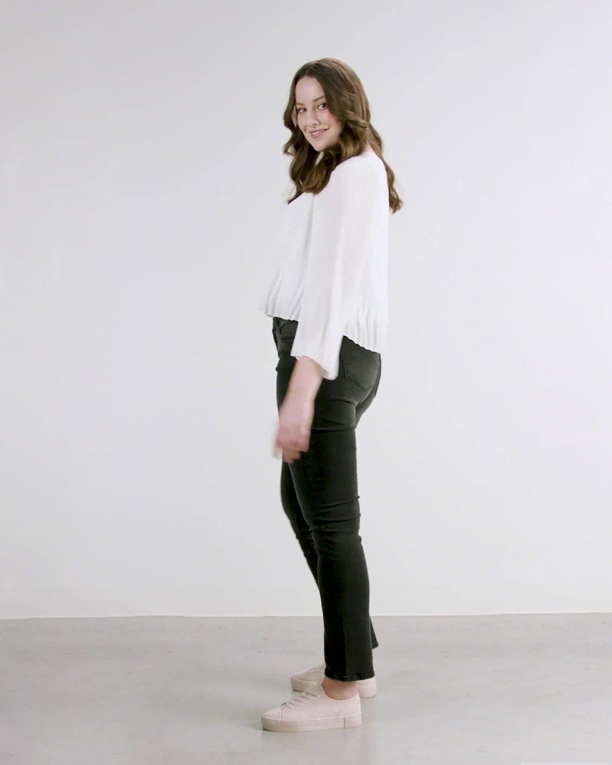 Jeans straight noir Sora - Vid&eacute;o - noir - thumbnail num&eacute;ro 2