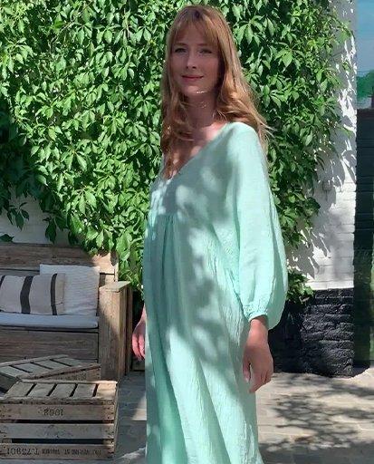 Robe vert outlet pale