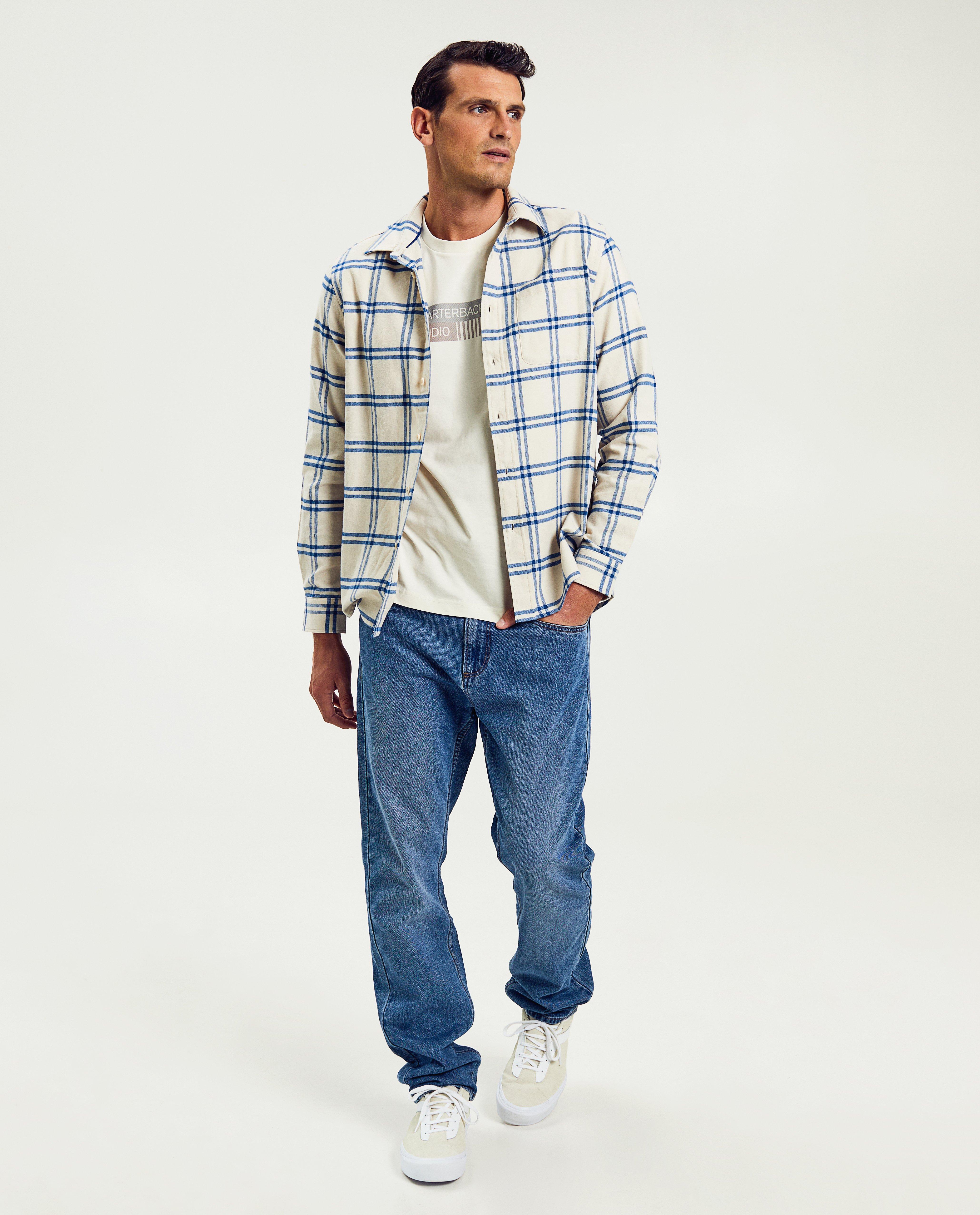 Chemises - Chemise en flanelle à carreaux, regular fit