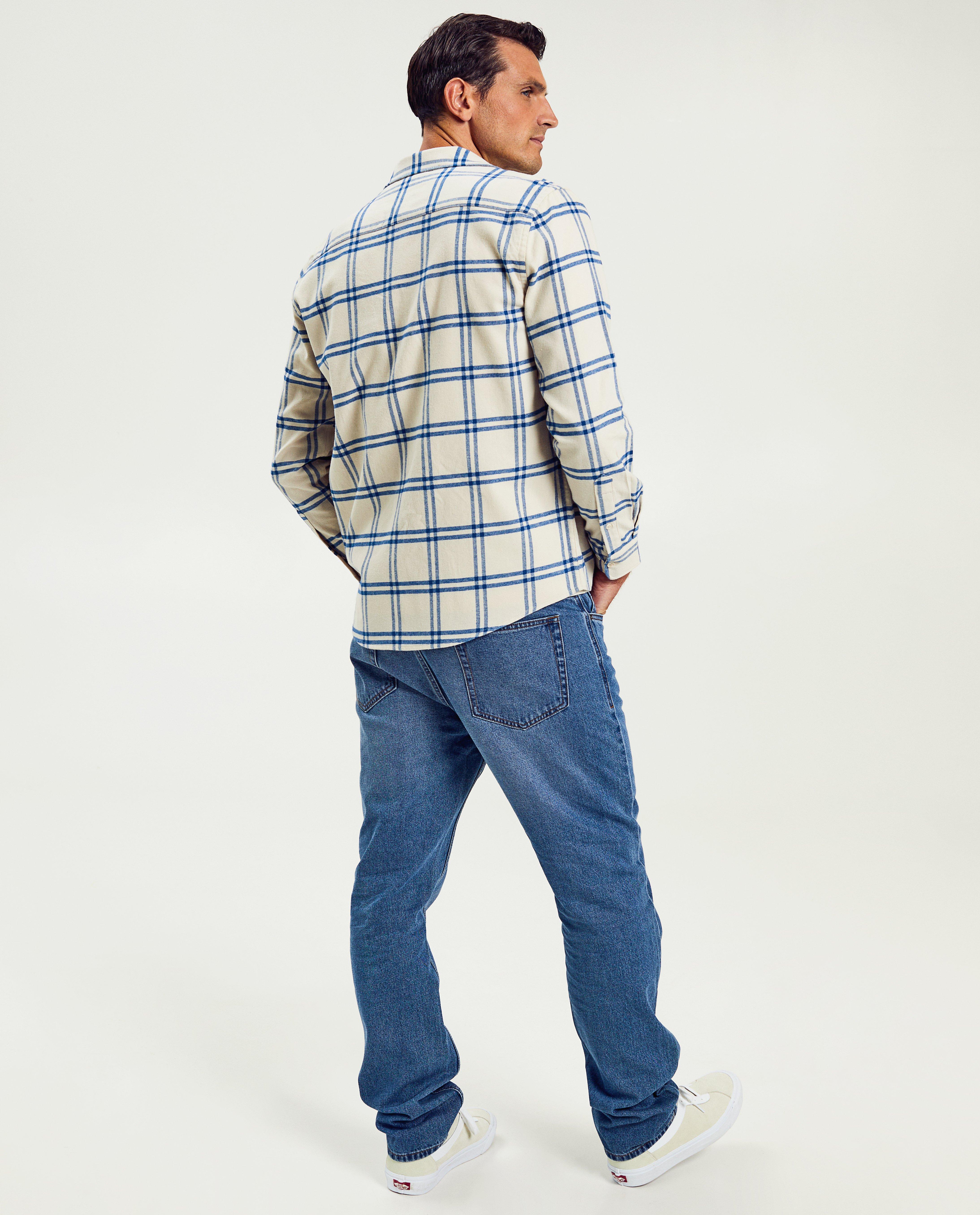 Chemises - Chemise en flanelle à carreaux, regular fit