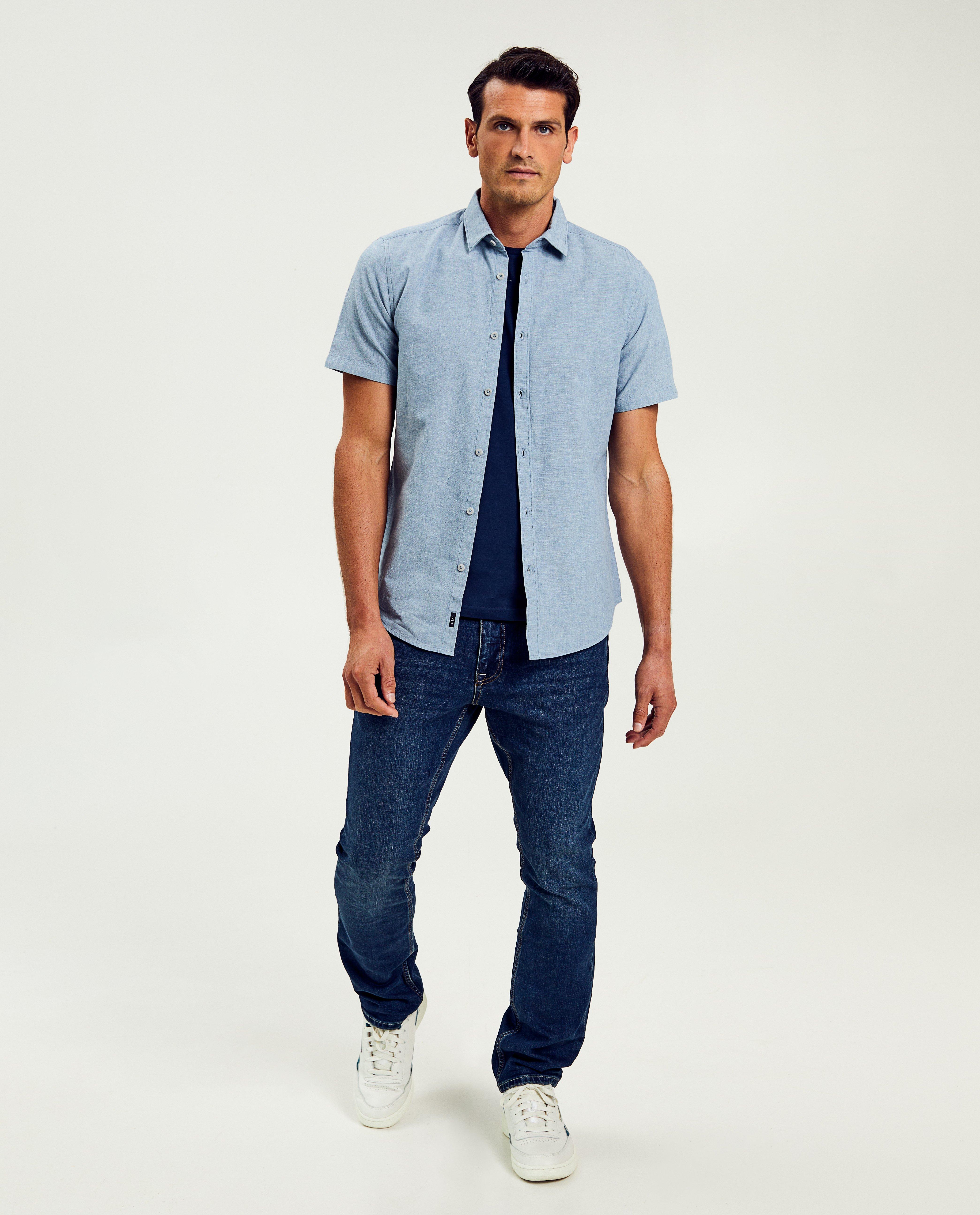 Chemises - Chemise bleu clair, slim fit