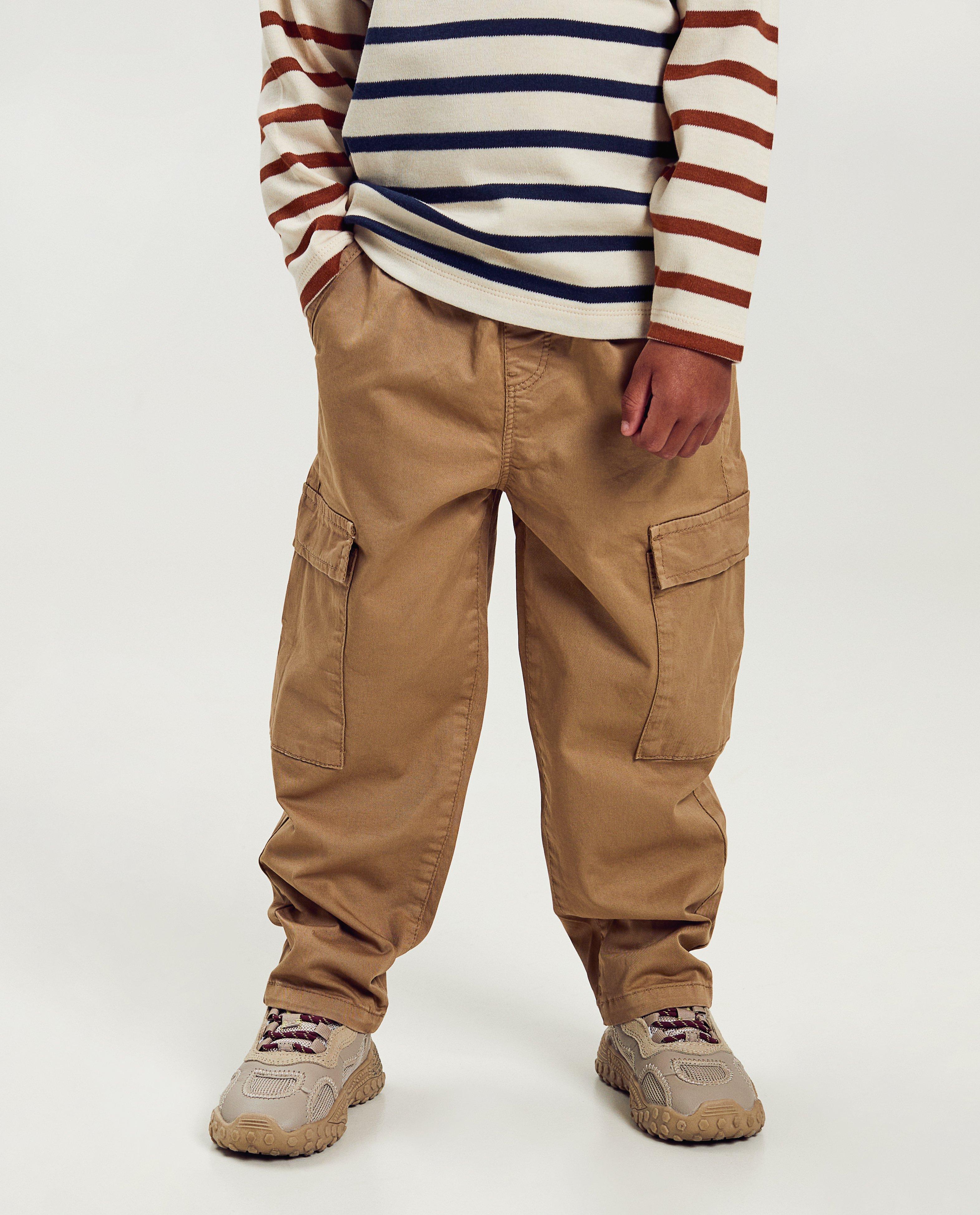 Bruine broek, cargo fit, 2-7 jaar - Product Detail - bruin - afbeelding nummer 3