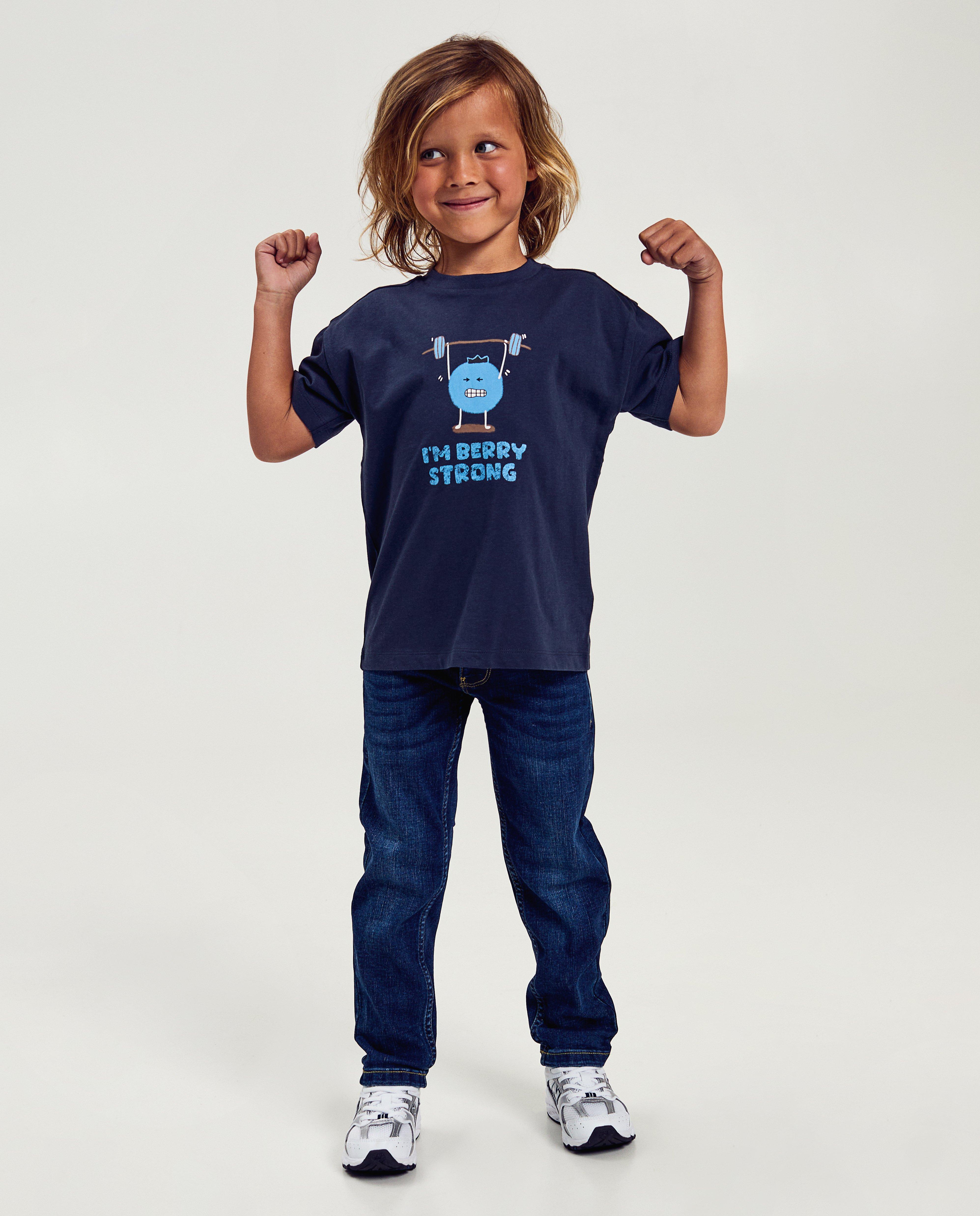 Lichtblauwe jeans, straight fit - null - Kidz Nation