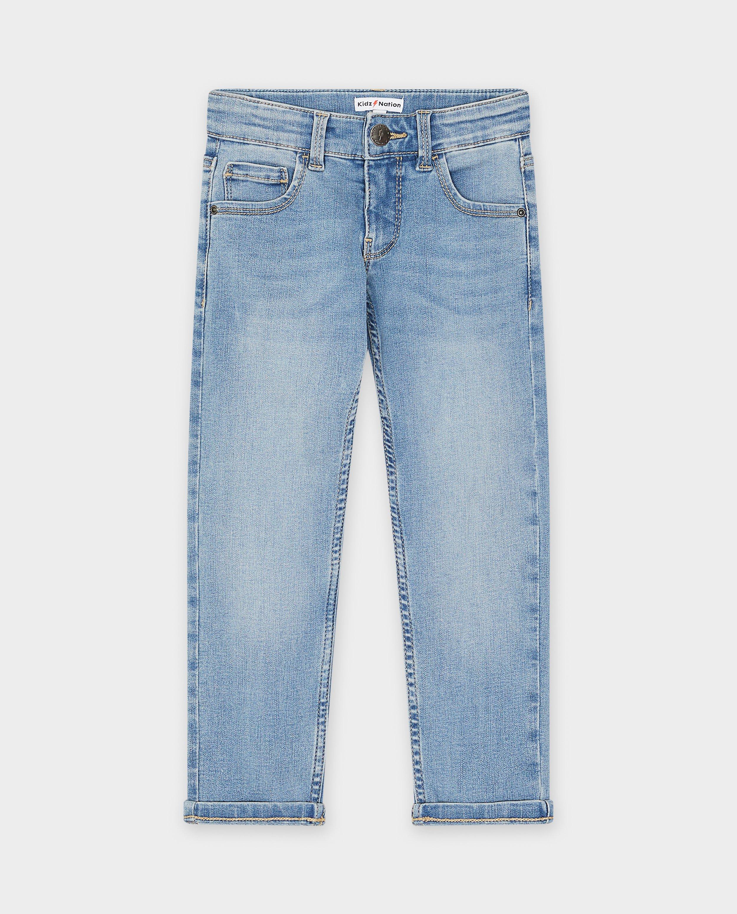 Jeans - Lichtblauwe jeans, straight fit