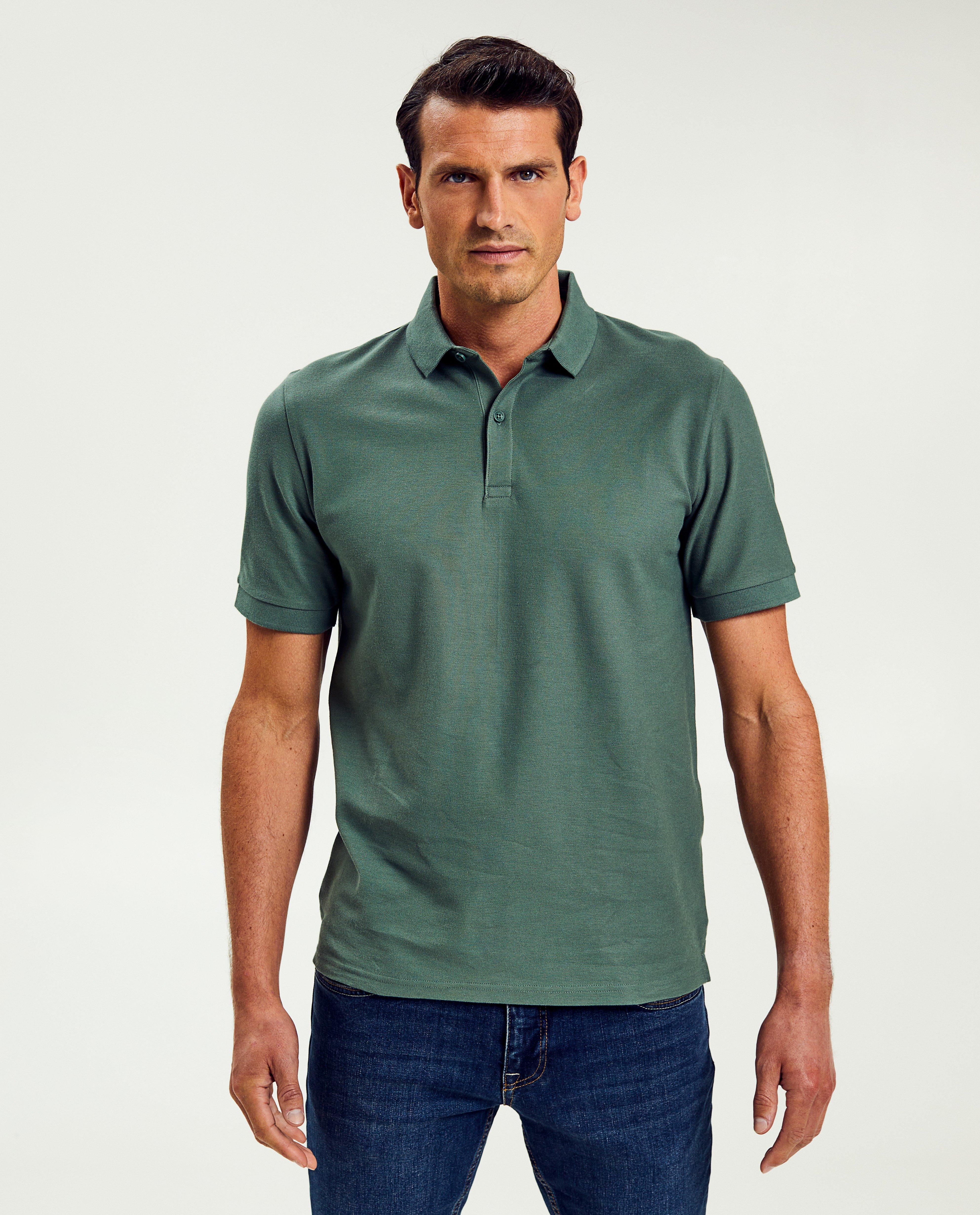 Groene polo, regular fit - null - Quarterback