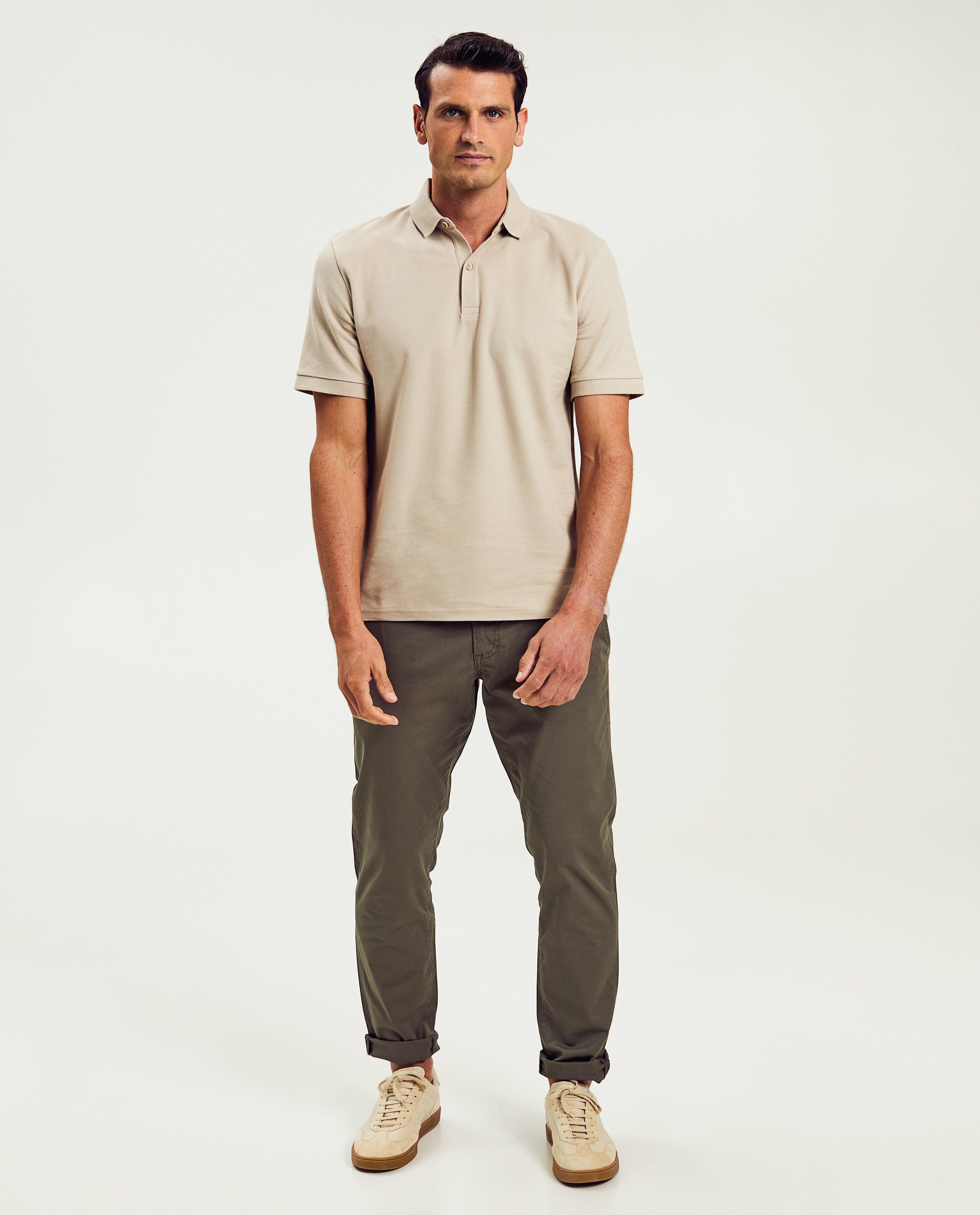 Beige polo, regular fit - Product Detail - lichtbeige - afbeelding nummer 2