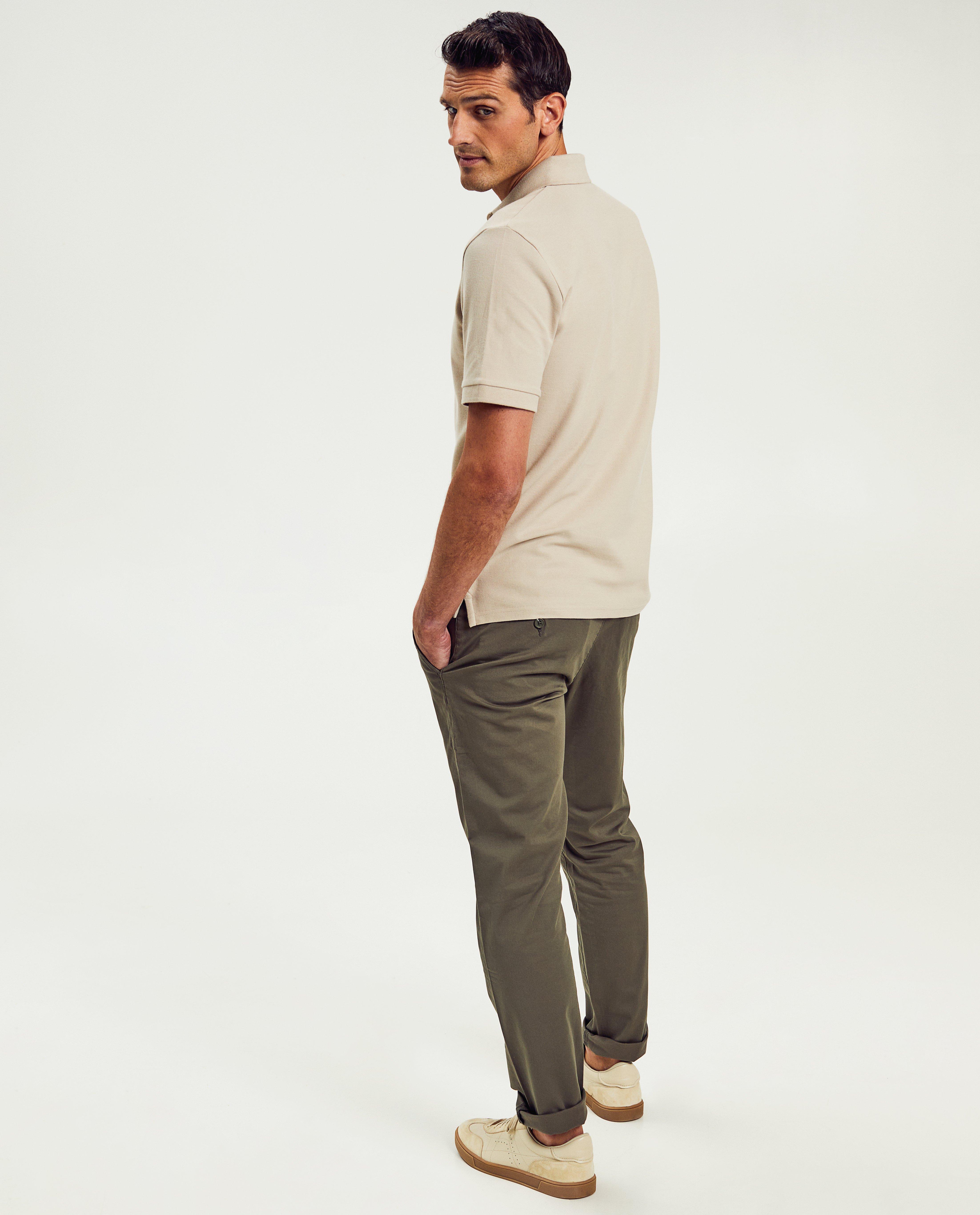 Beige polo, regular fit - Product Detail - lichtbeige - afbeelding nummer 3