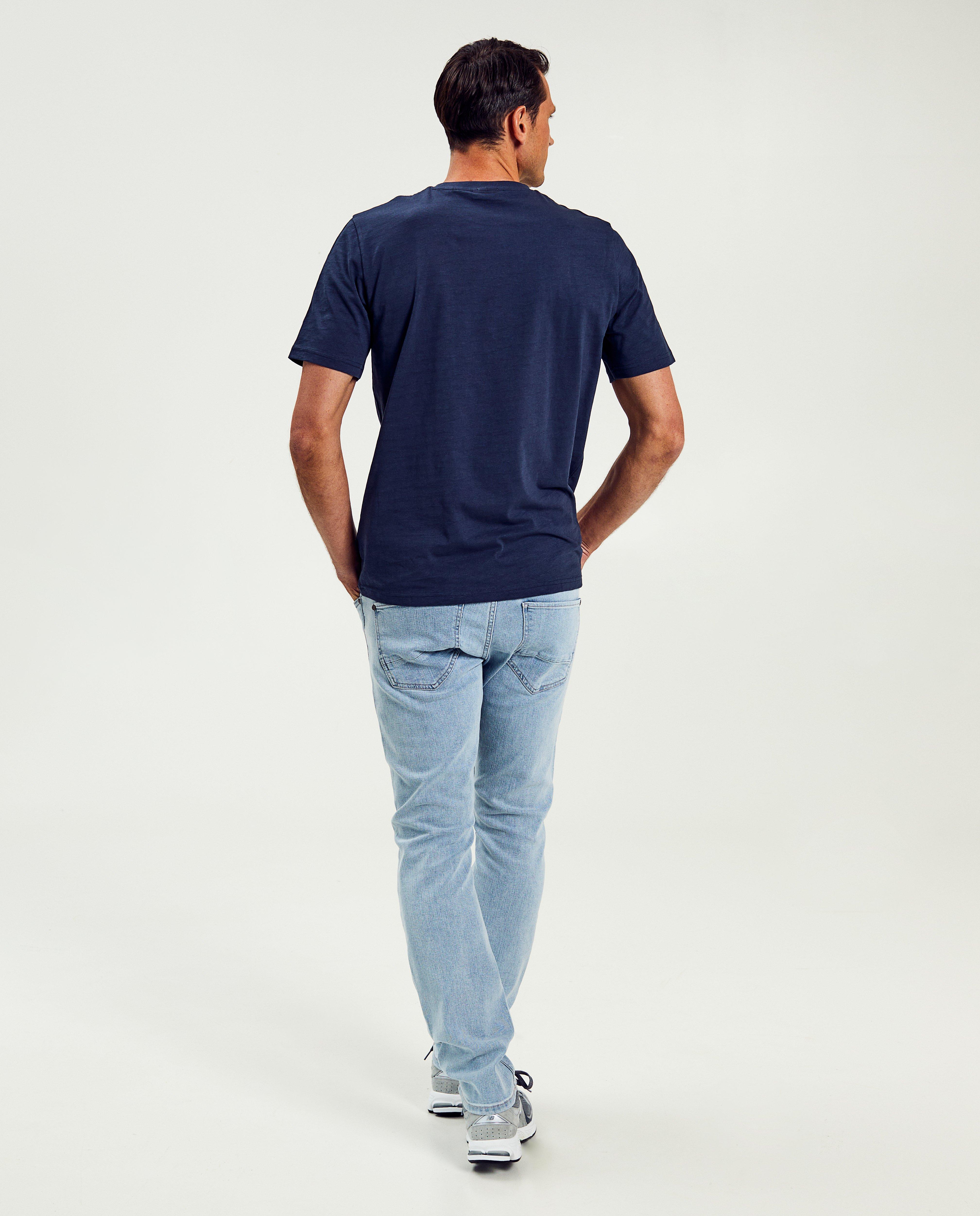 T-shirts - Donkerblauw T-shirt, regular fit
