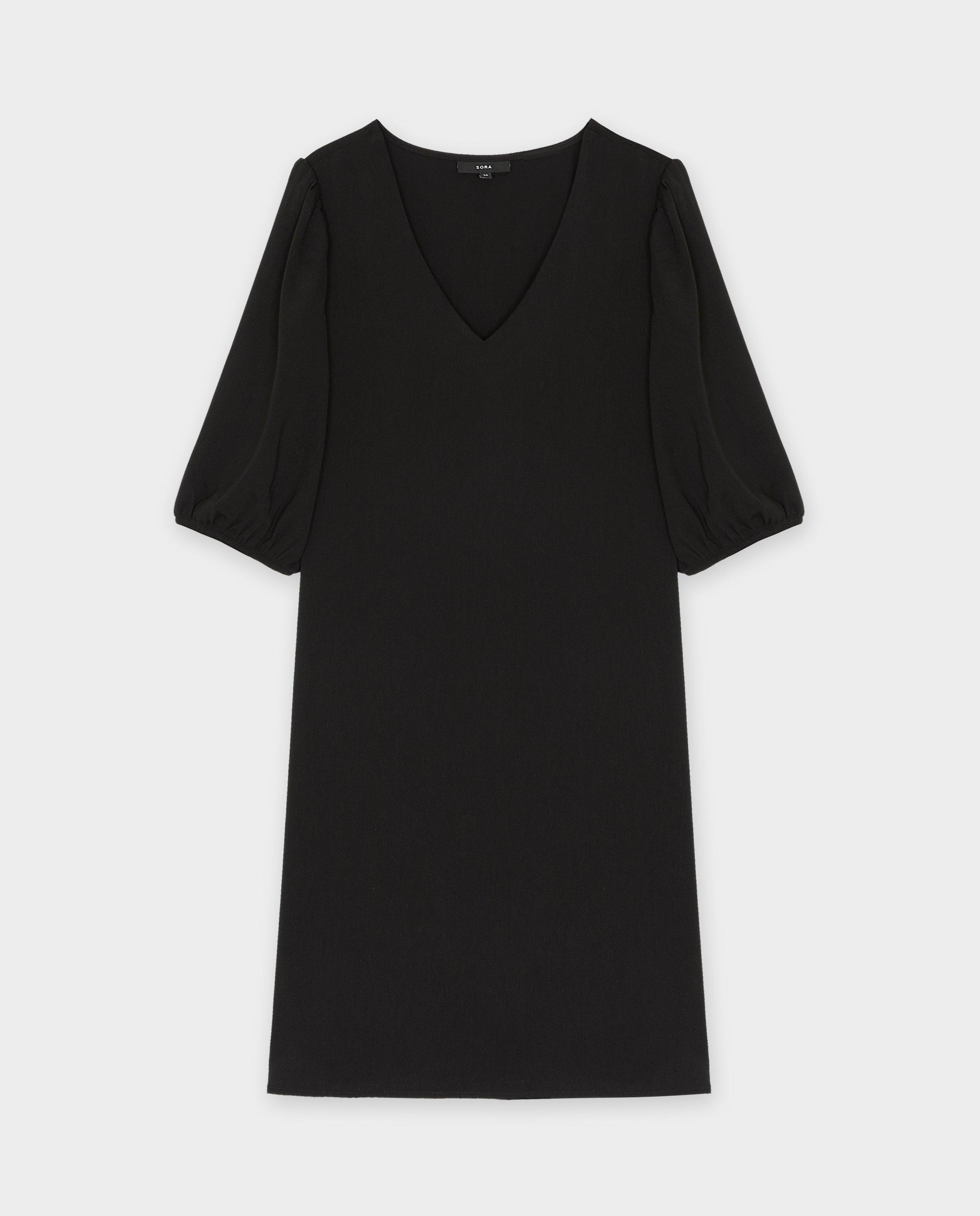 Robes - Robe noire structurée