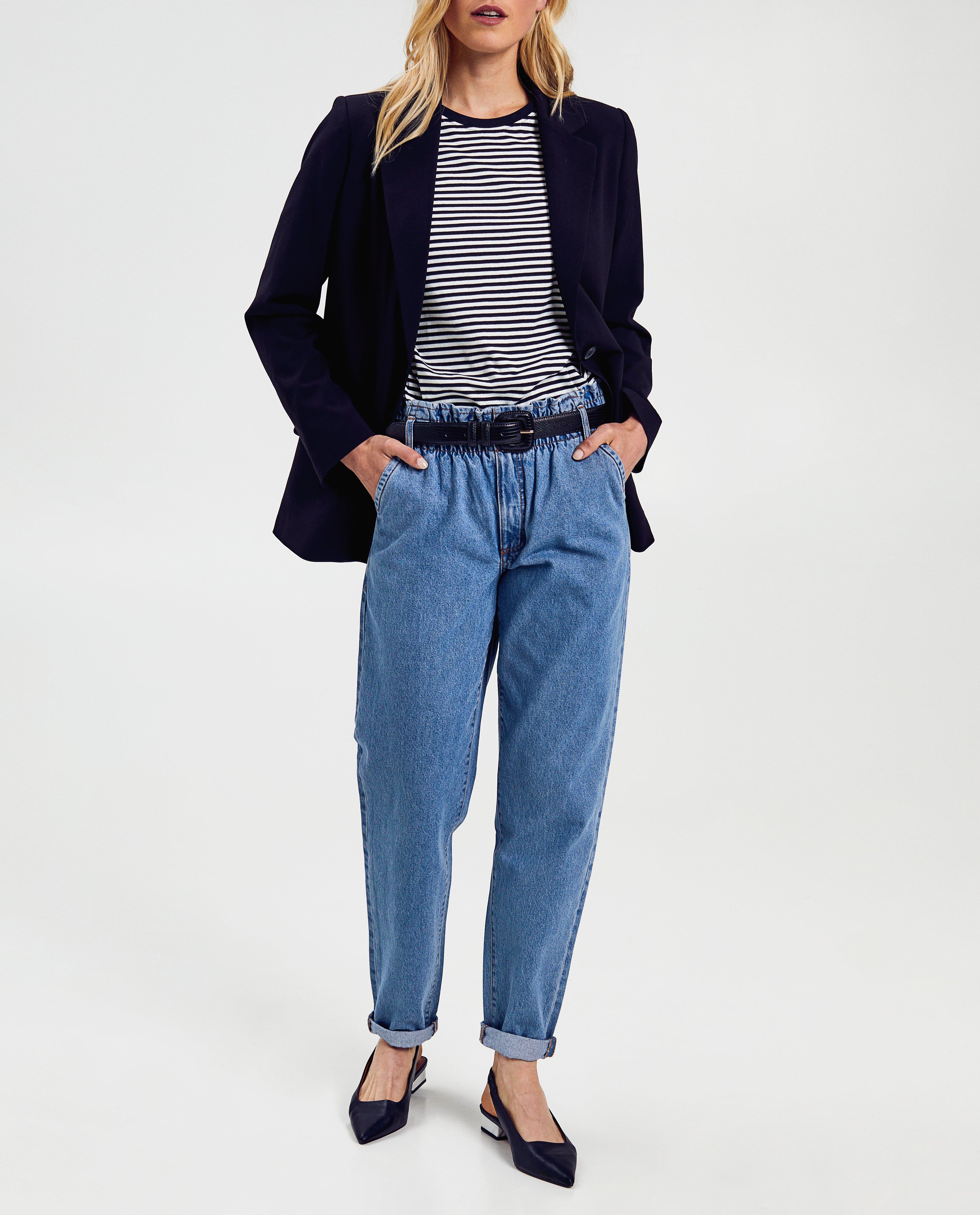 Donkerblauwe jeans, baggy fit - Product Detail - lichtblauw - afbeelding nummer 3