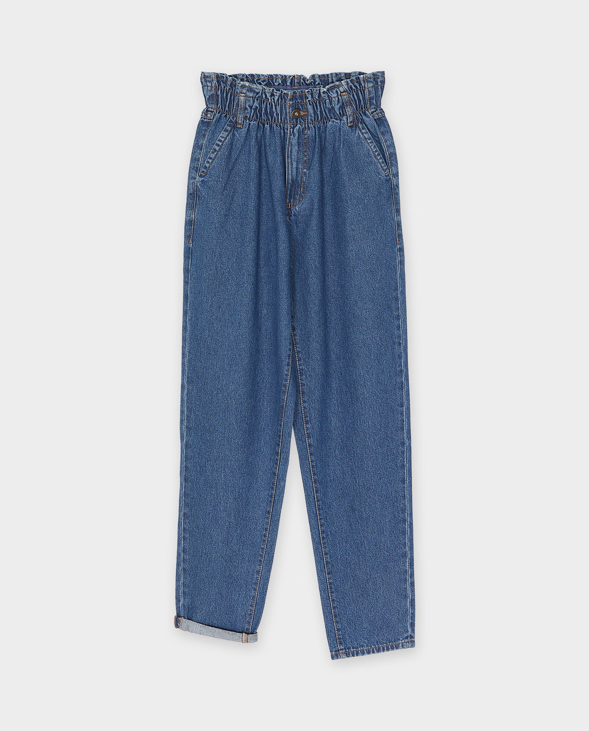 Donkerblauwe jeans, baggy fit - Product Detail - blauw - afbeelding nummer 4