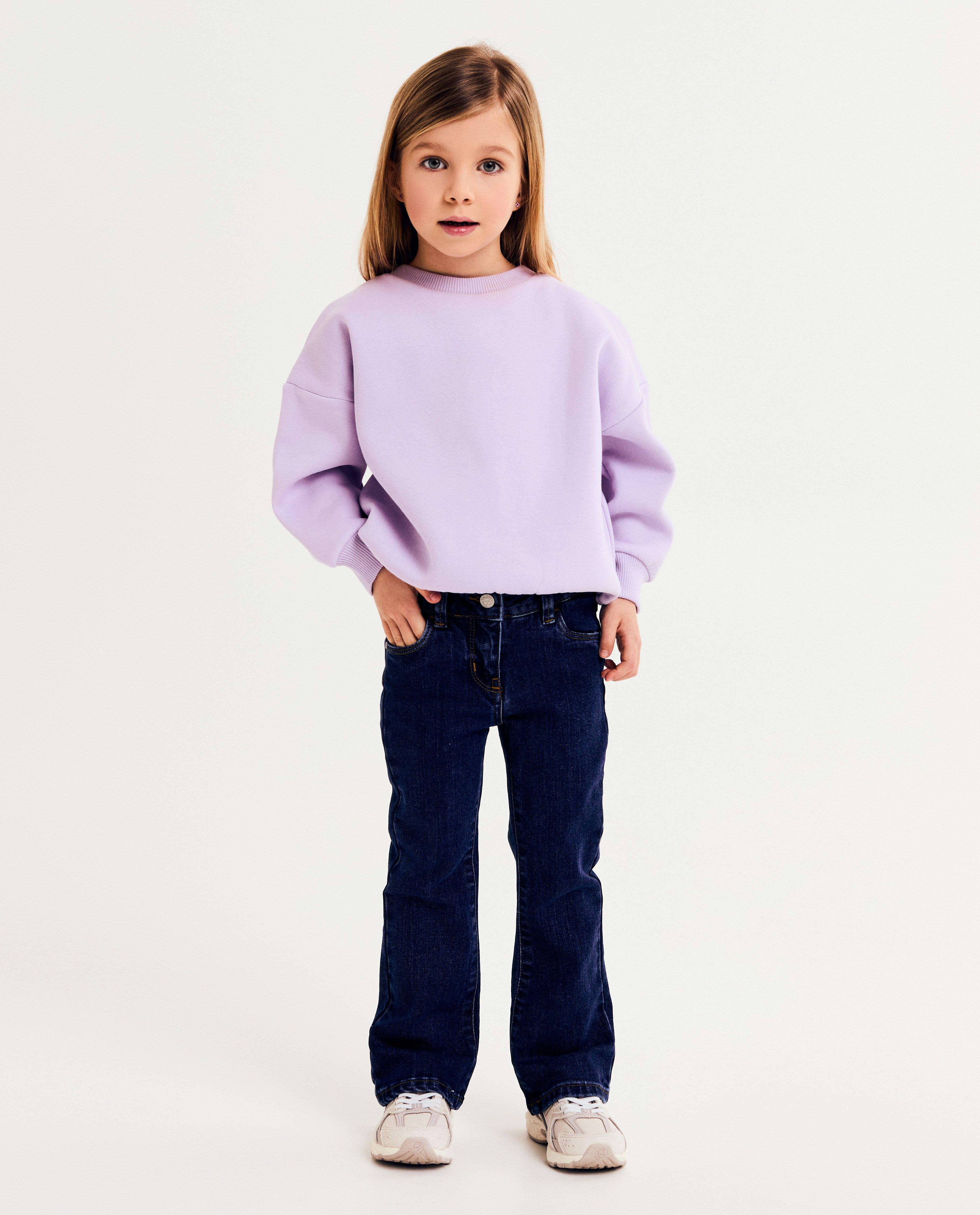 Donkerblauwe jeans, flared fit - null - Milla Star