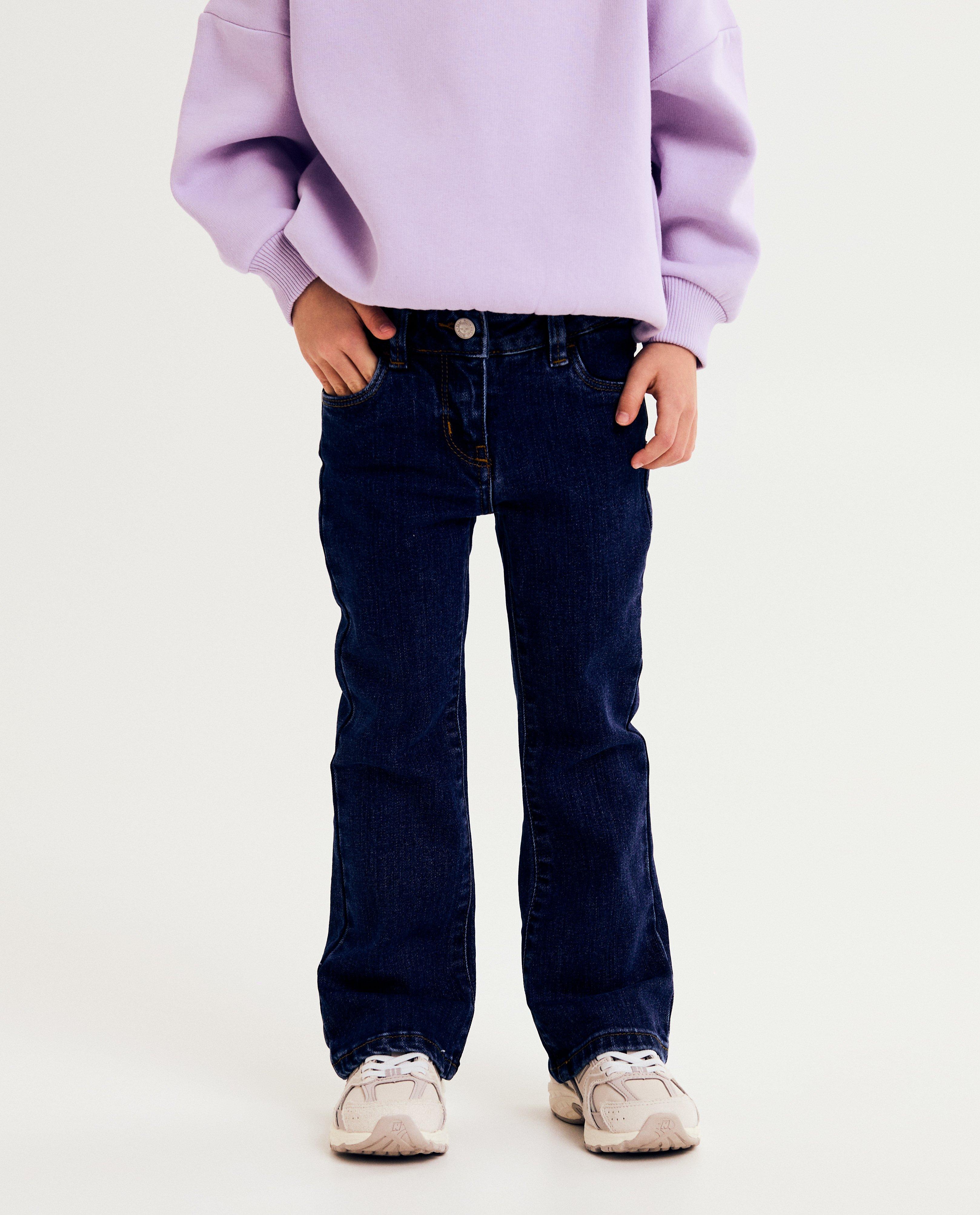 Jeans - Blauwe jeans, flared fit