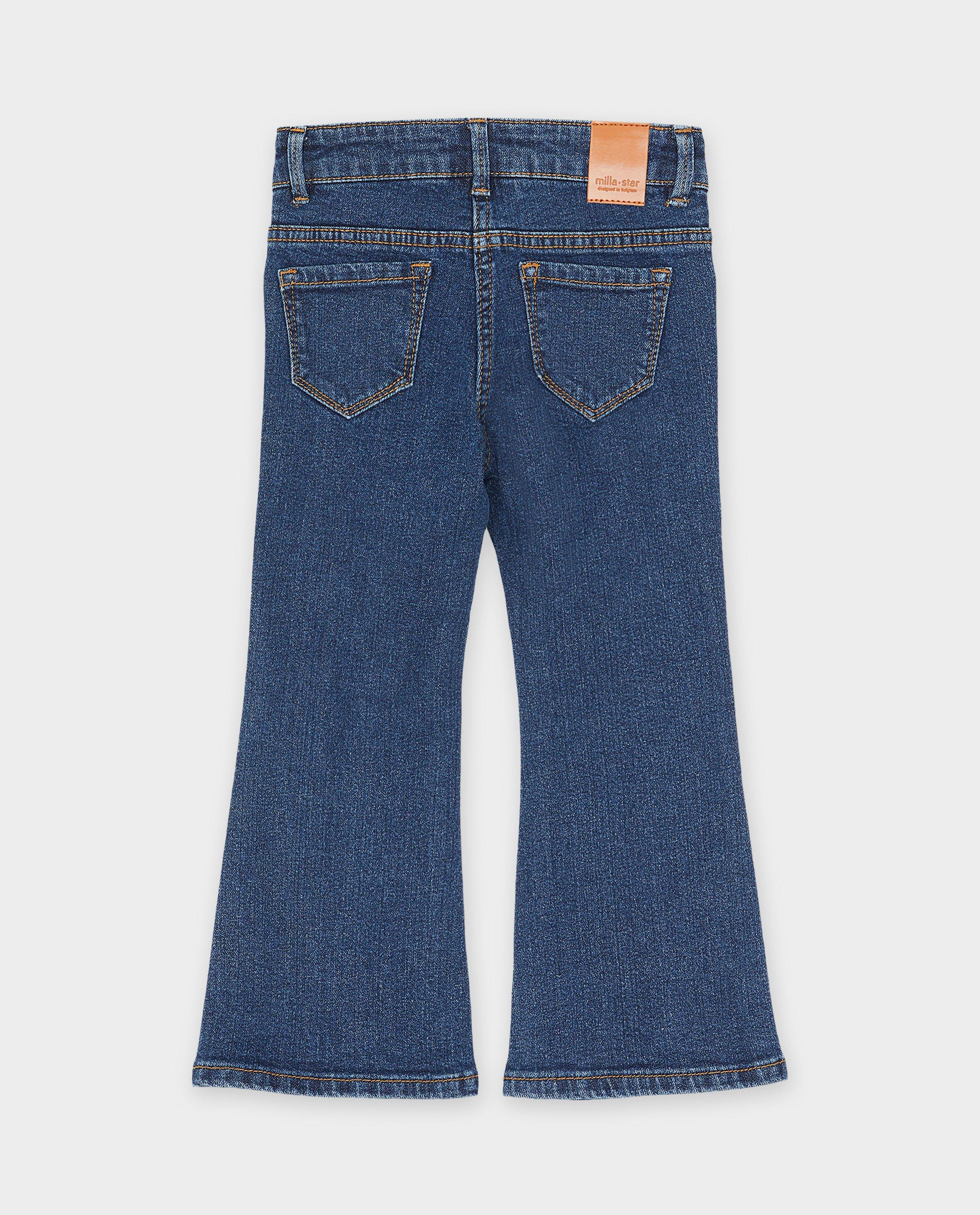 Jeans - Blauwe jeans, flared fit