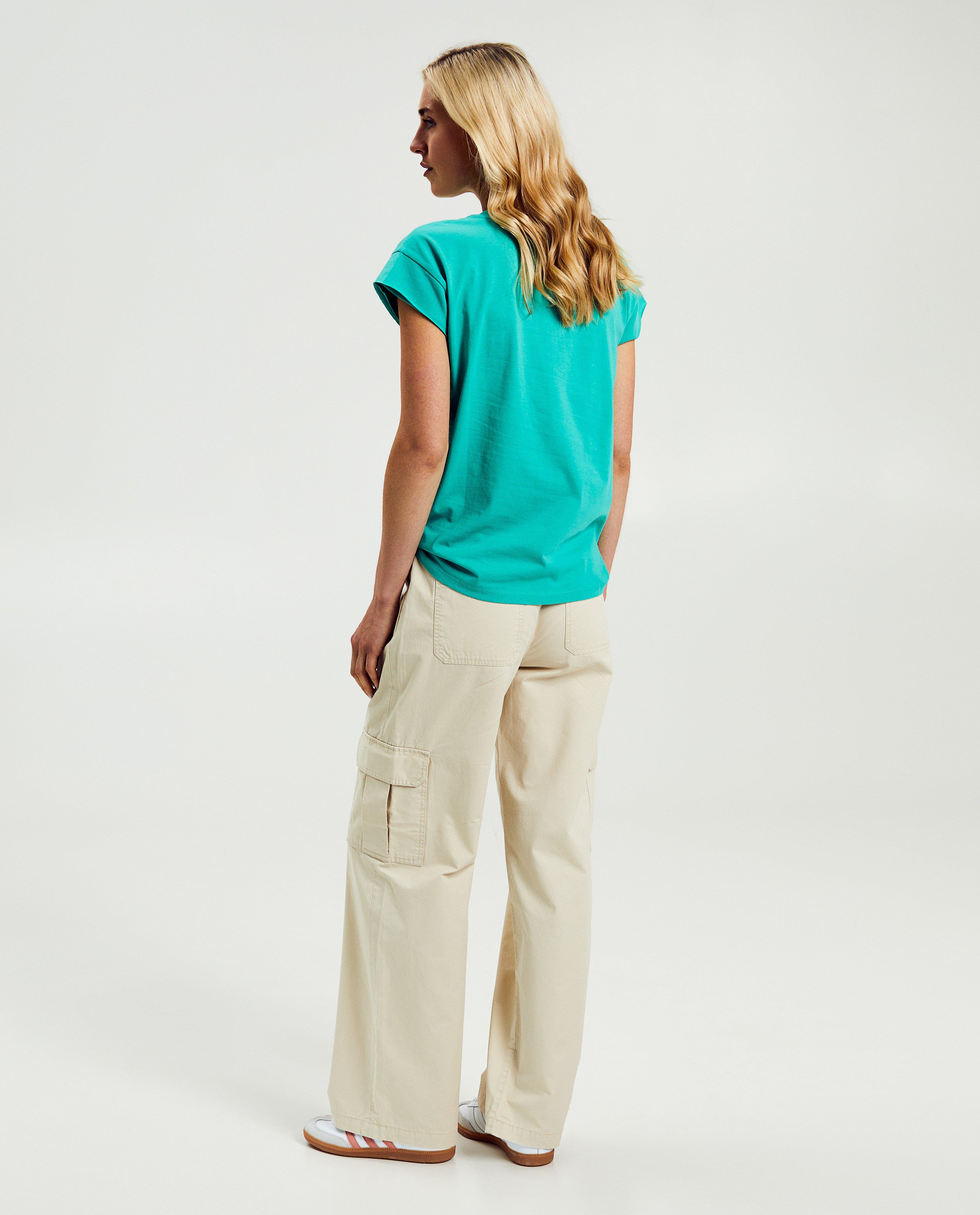 T-shirt met geborduurd opschrift - Product Detail - grijs - afbeelding nummer 3