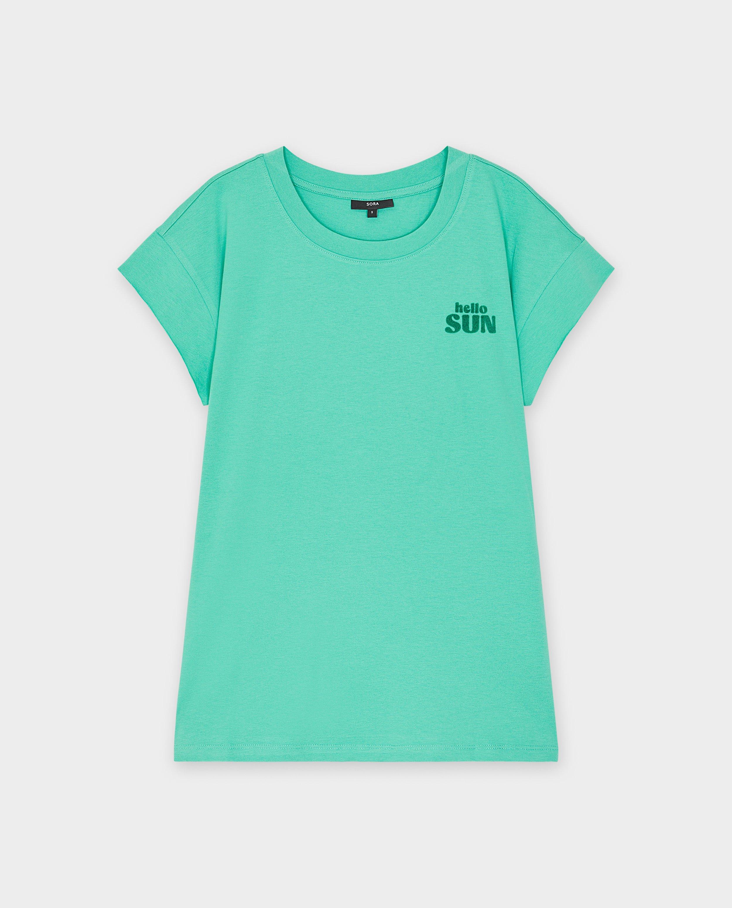 T-shirt met geborduurd opschrift - Product Detail - grijs - afbeelding nummer 4