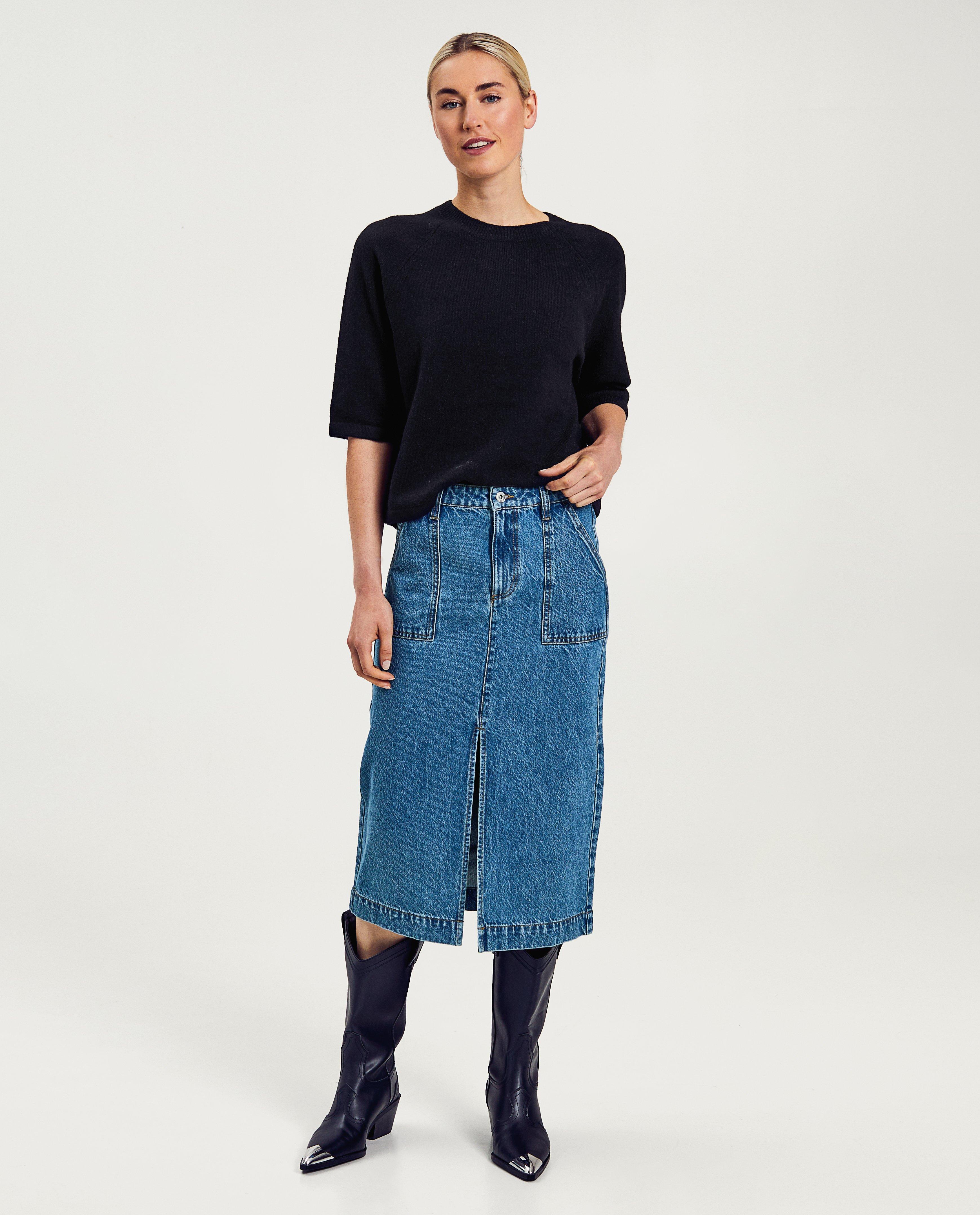 Rokken - Blauwe jeansrok