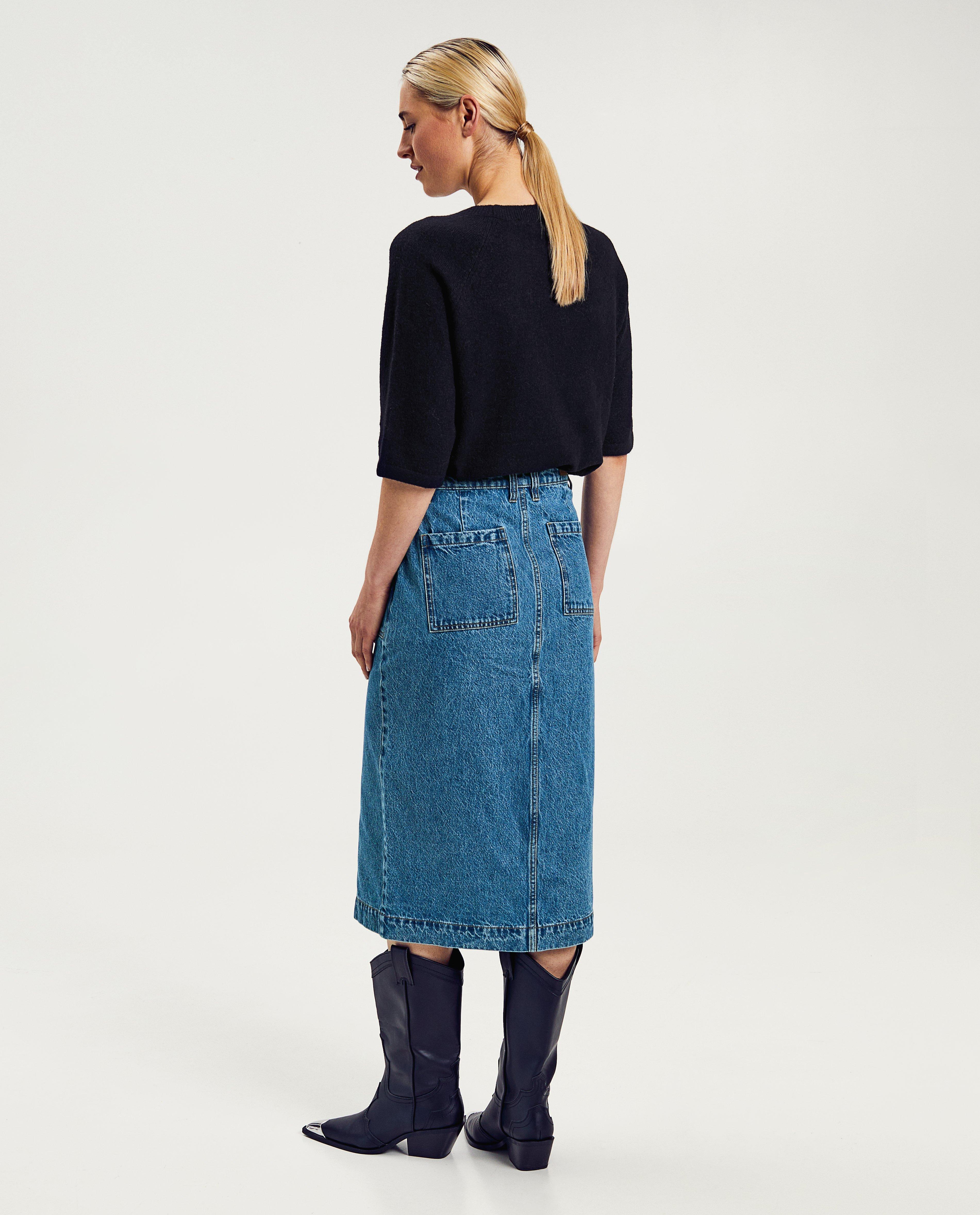 Rokken - Blauwe jeansrok