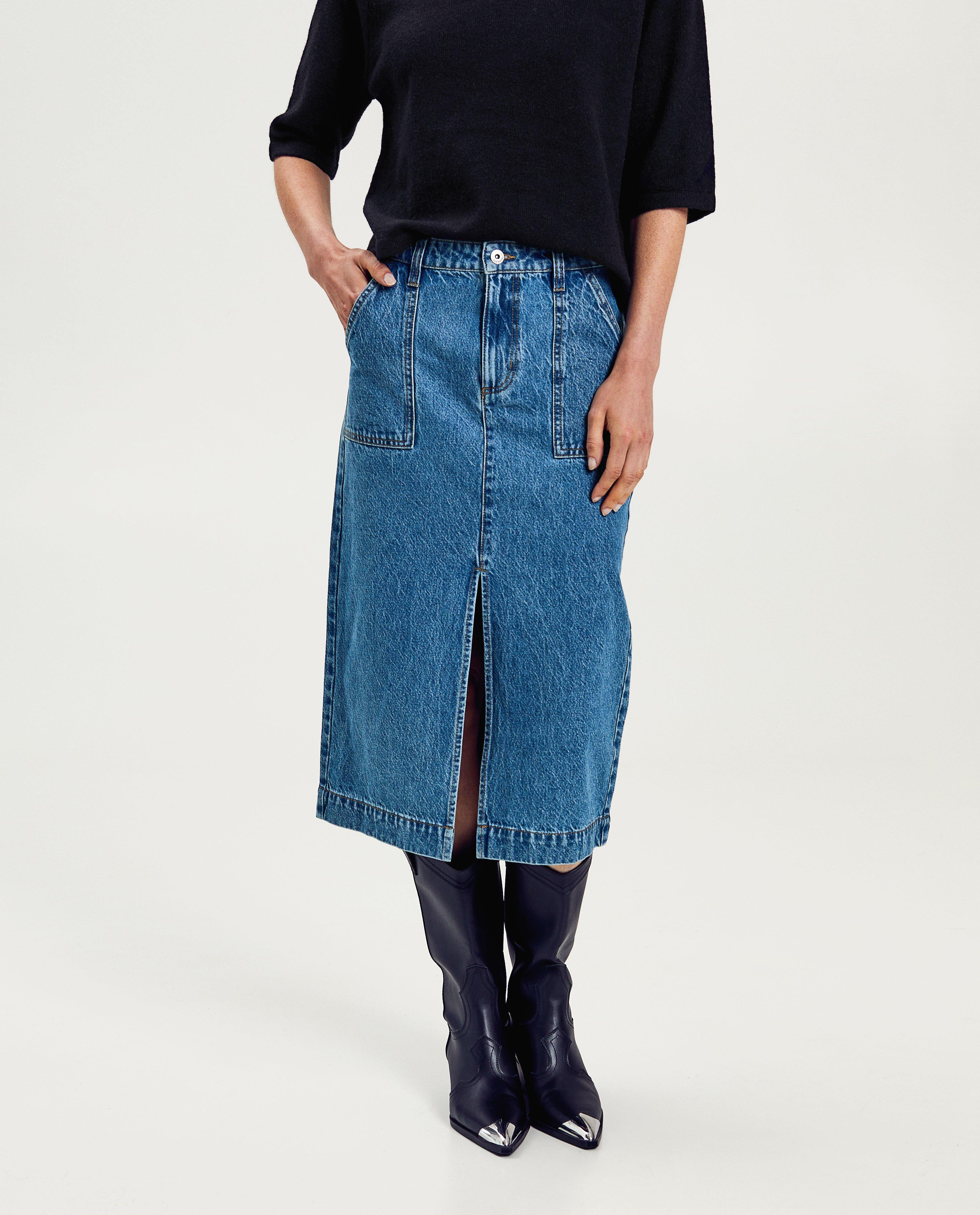 Rokken - Blauwe jeansrok