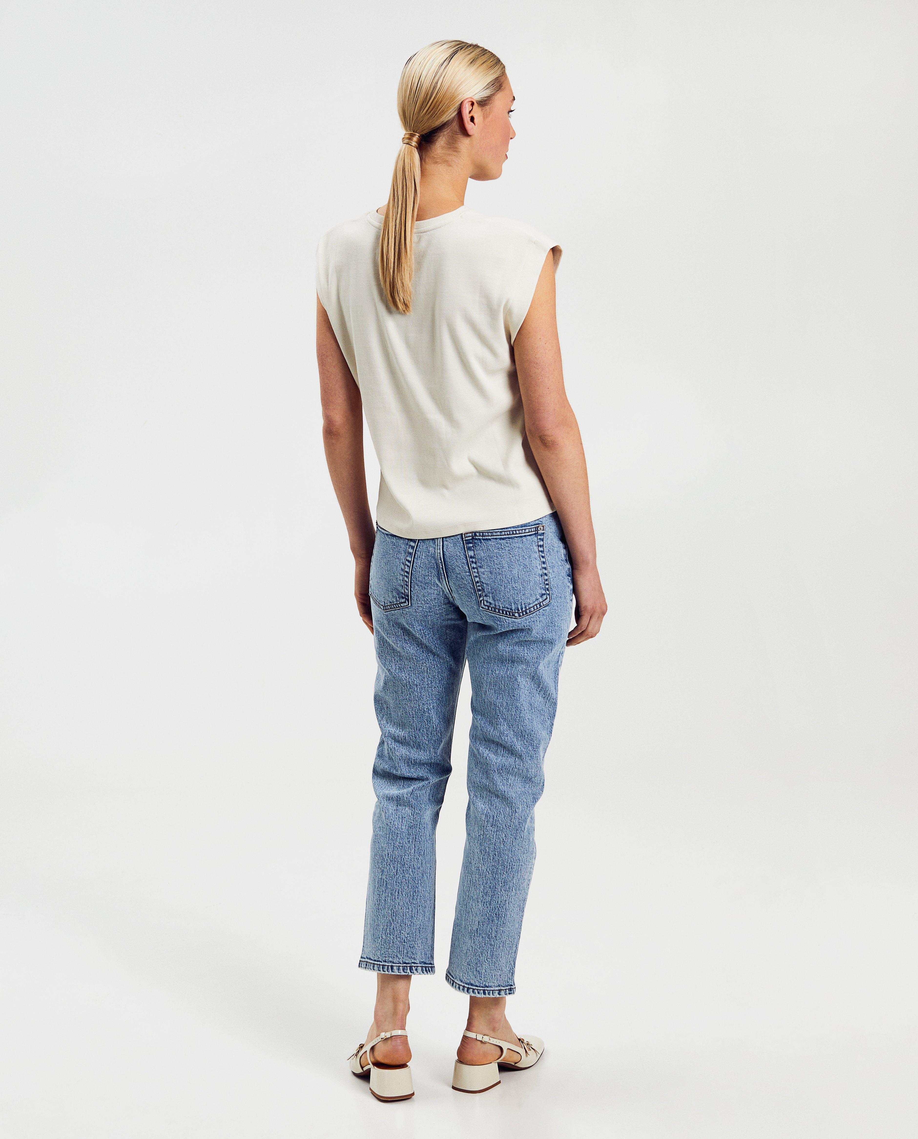 Lichtblauwe jeans, straight fit - Product Detail - lichtblauw - afbeelding nummer 2